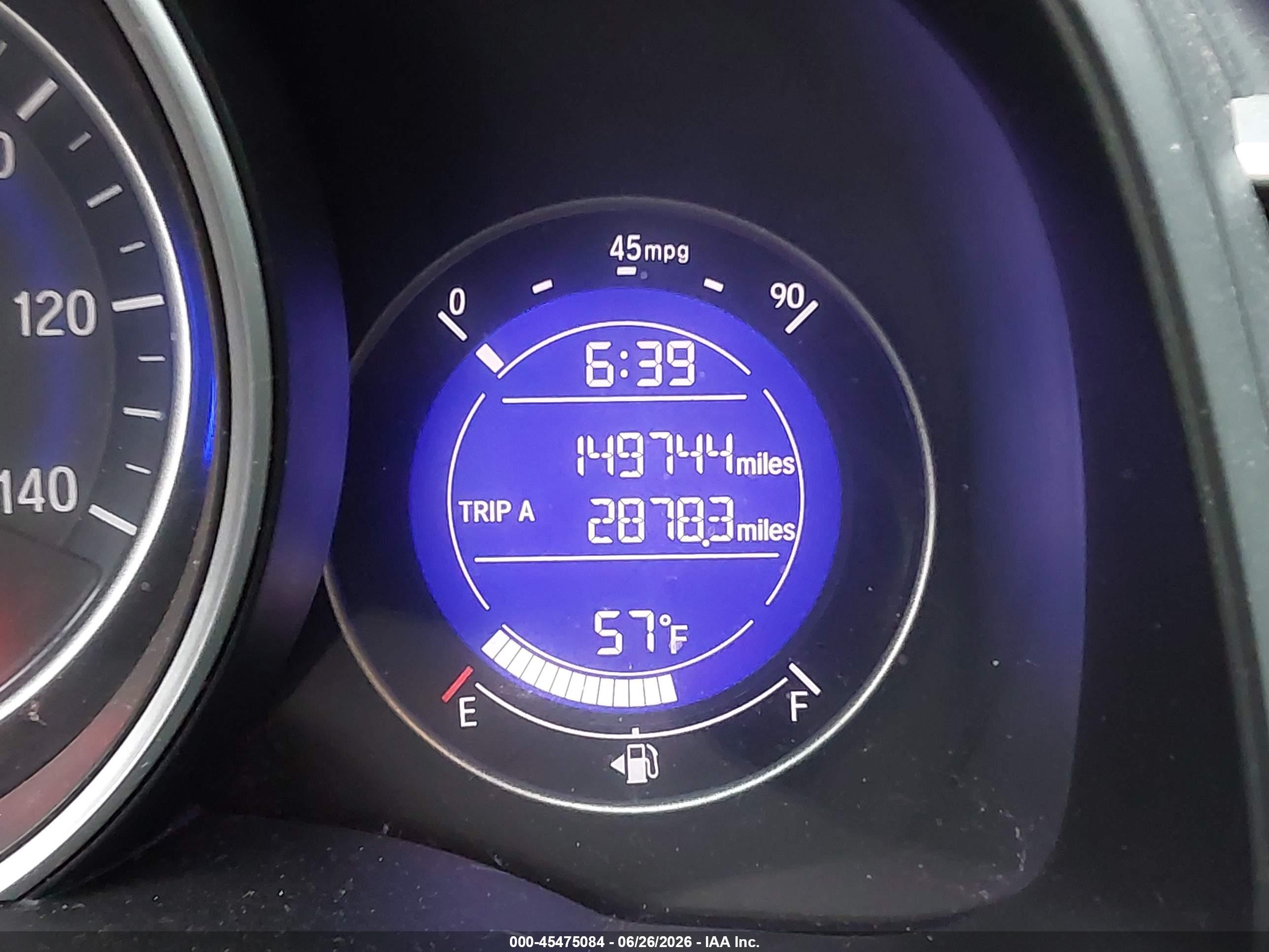 2015 Honda Fit Ex/ex-l Gray vin: 3HGGK5H87FM711282