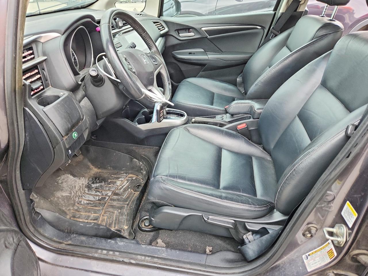 2015 Honda Fit Ex Gray vin: 3HGGK5H87FM717549