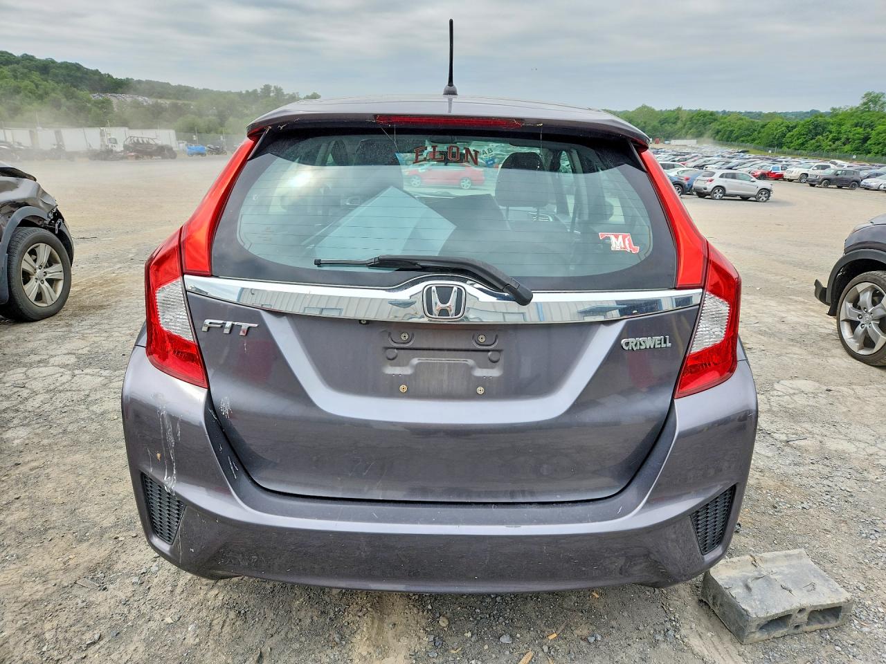 2015 Honda Fit Ex Gray vin: 3HGGK5H87FM717549