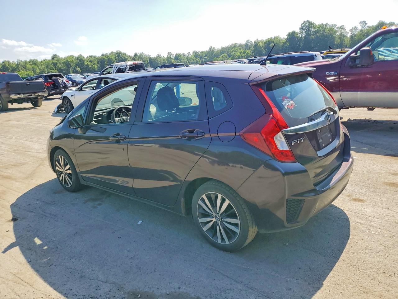 2015 Honda Fit Ex Purple vin: 3HGGK5H87FM722184