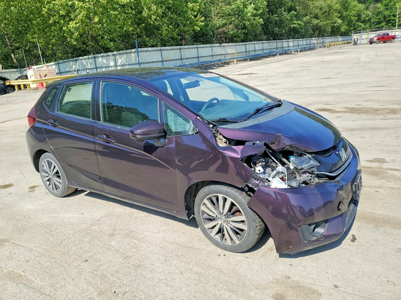 2015 Honda Fit Ex Purple vin: 3HGGK5H87FM722184