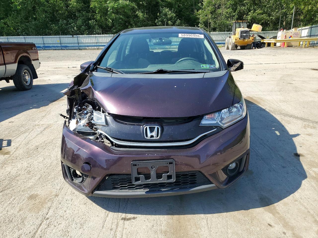 2015 Honda Fit Ex Purple vin: 3HGGK5H87FM722184