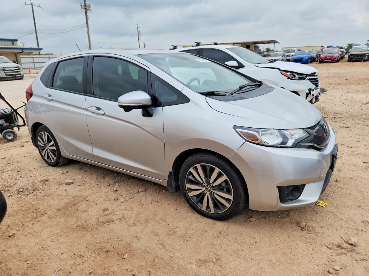 2015 Honda Fit Ex Silver vin: 3HGGK5H87FM725926