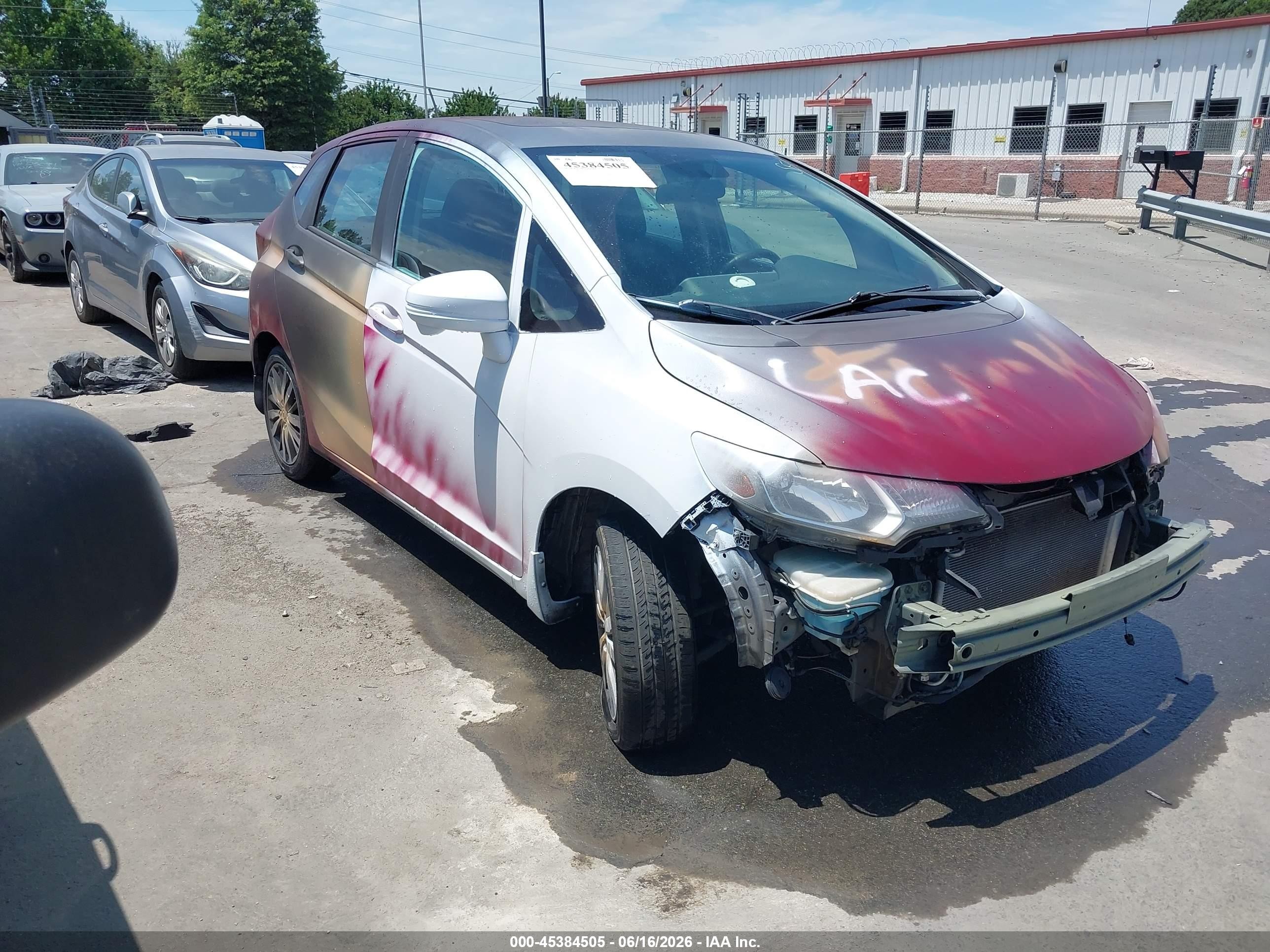 2015 Honda Fit Ex/ex-l White vin: 3HGGK5H87FM729149