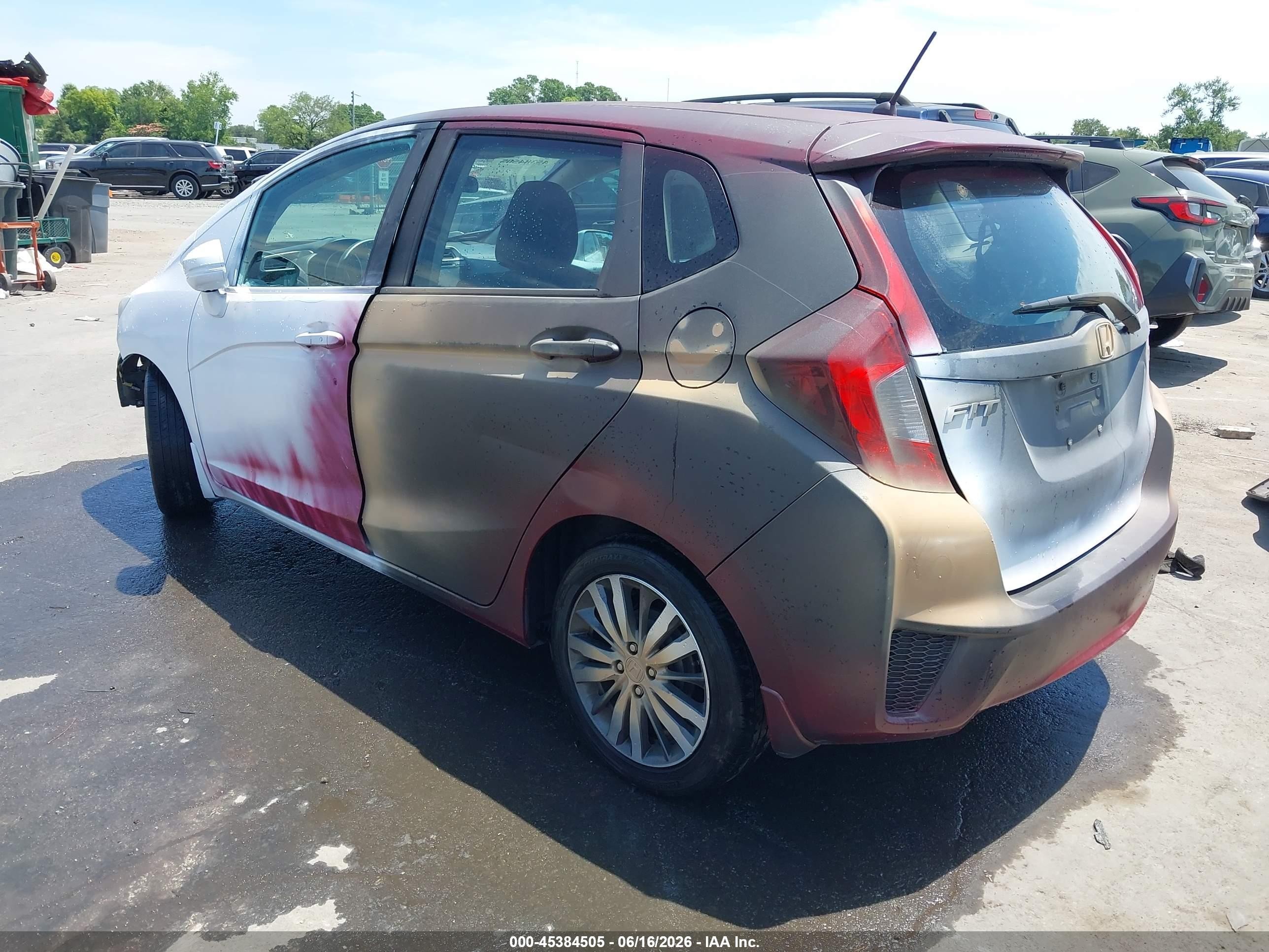 2015 Honda Fit Ex/ex-l White vin: 3HGGK5H87FM729149