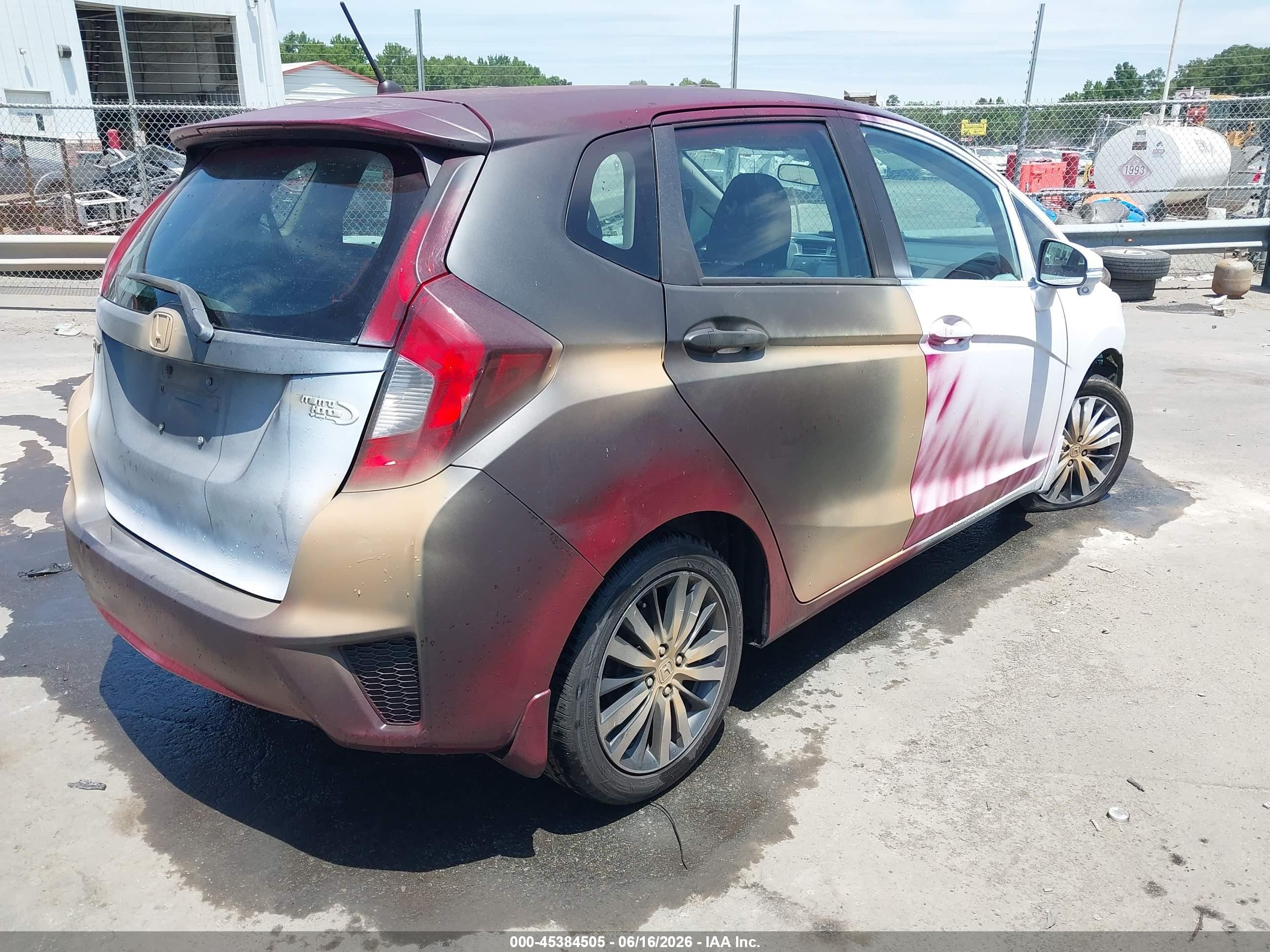 2015 Honda Fit Ex/ex-l White vin: 3HGGK5H87FM729149
