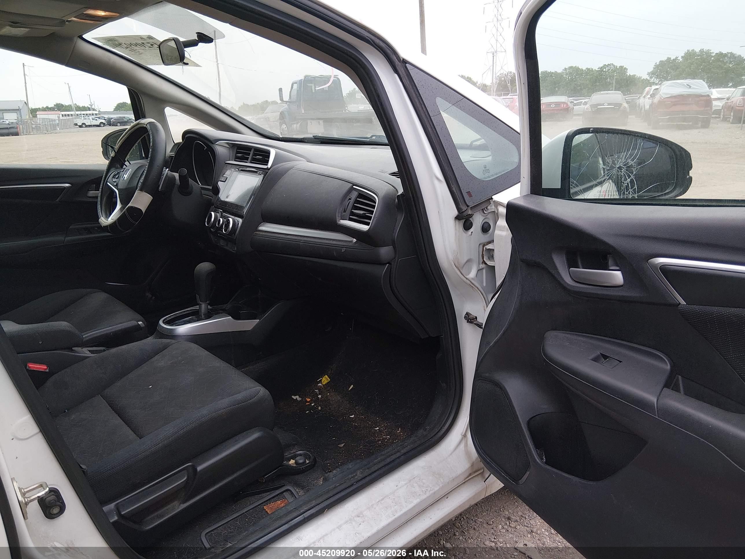 2015 Honda Fit Ex/ex-l Белый vin: 3HGGK5H87FM735534
