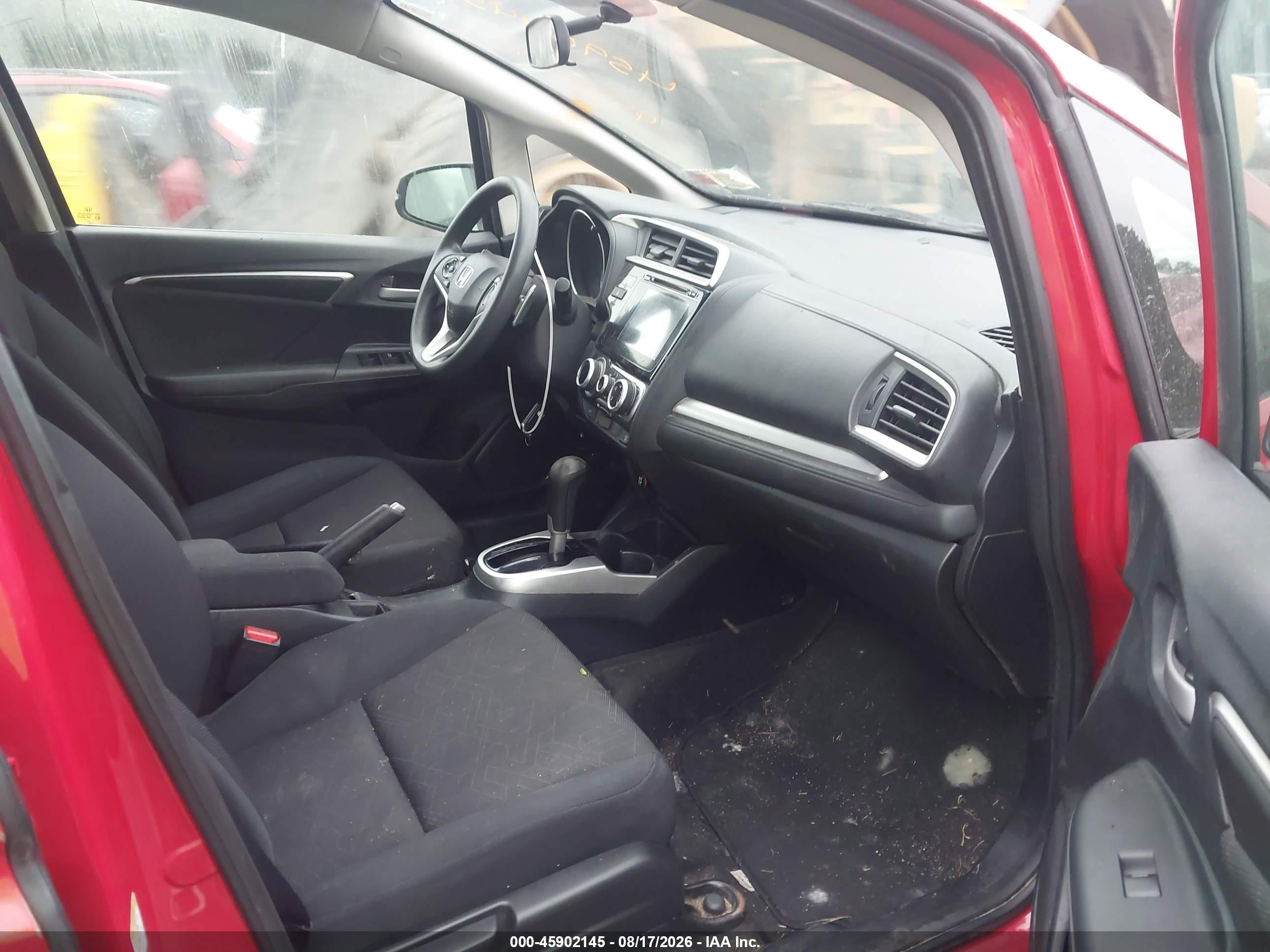 2015 Honda Fit Ex/ex-l Red vin: 3HGGK5H87FM742919