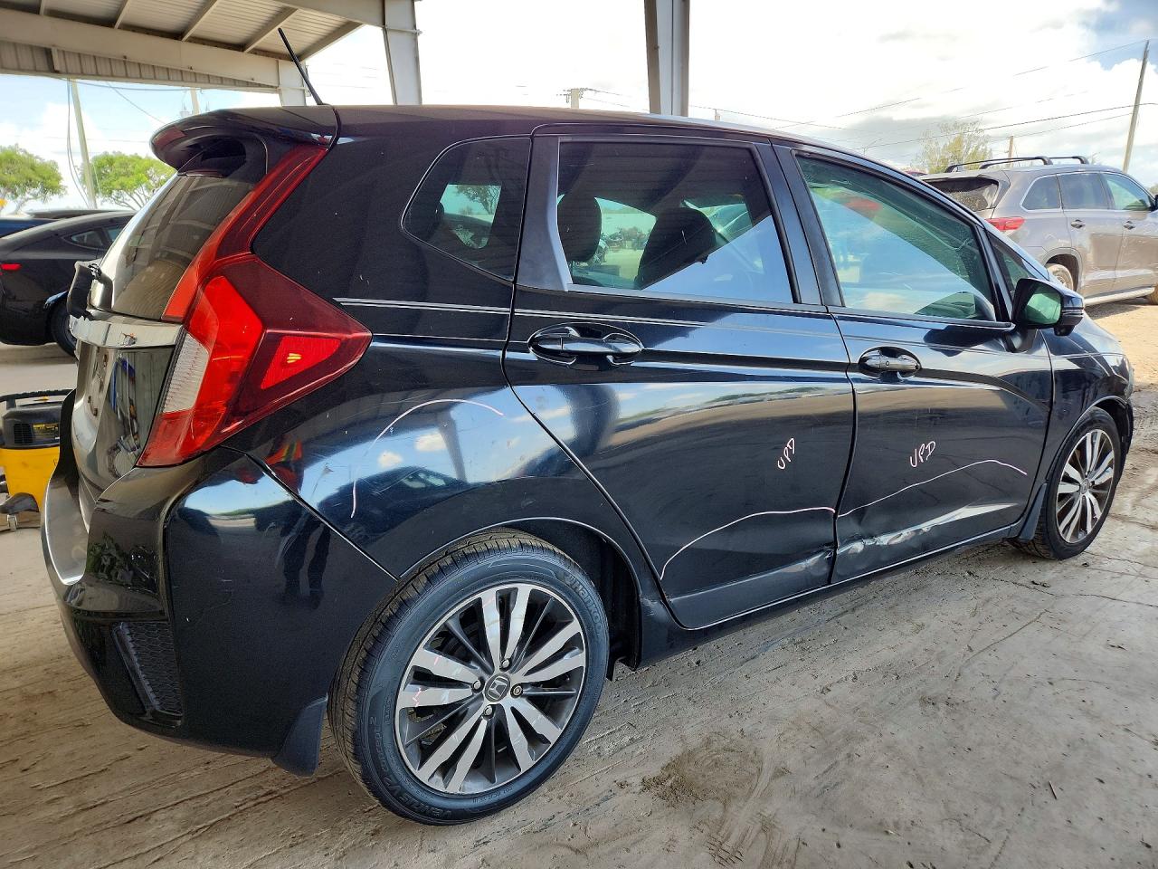 2015 Honda Fit Ex Black vin: 3HGGK5H87FM746386