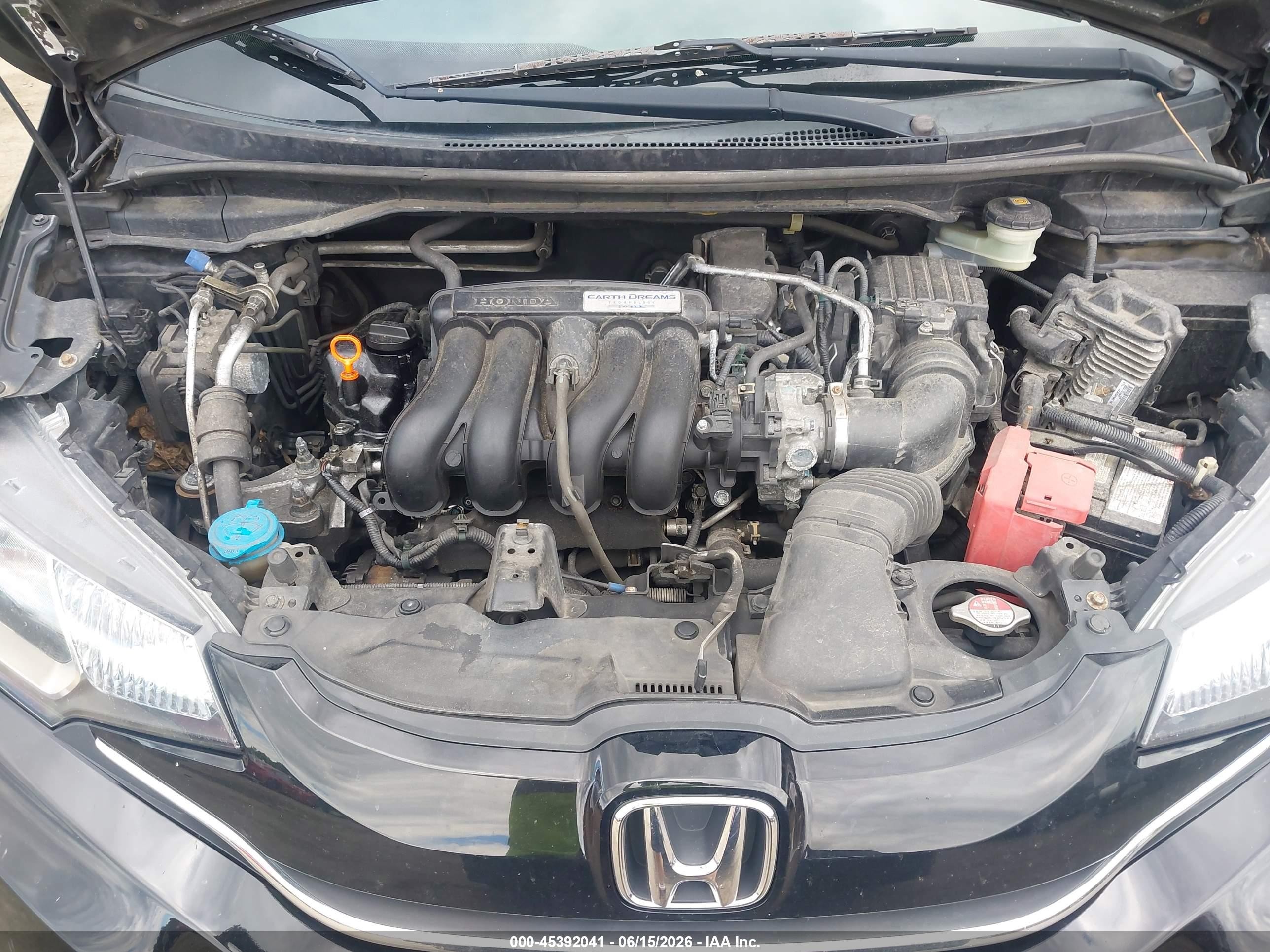 2015 Honda Fit Ex/ex-l Black vin: 3HGGK5H87FM750812