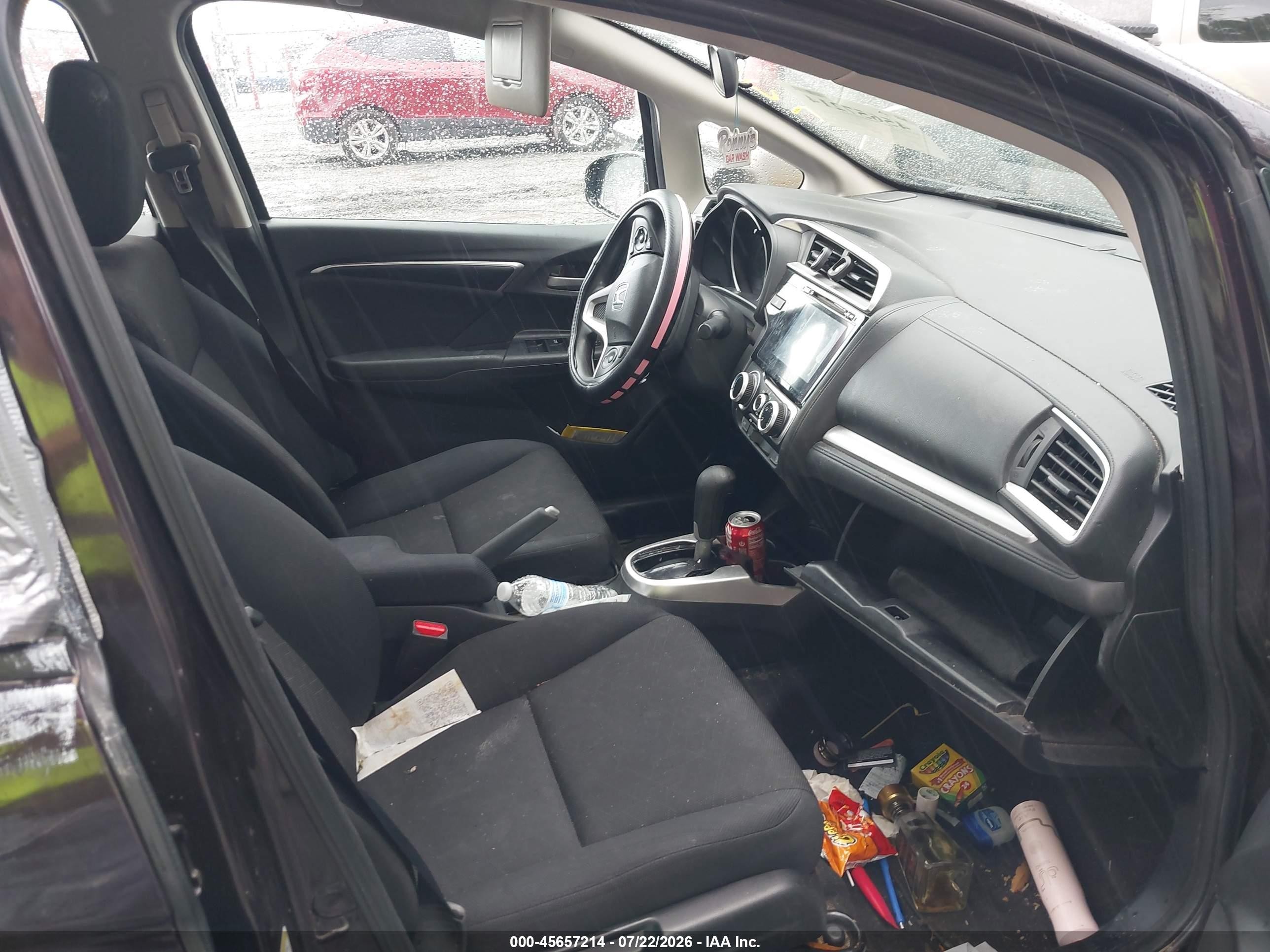 2015 Honda Fit Ex/ex-l Purple vin: 3HGGK5H87FM752575