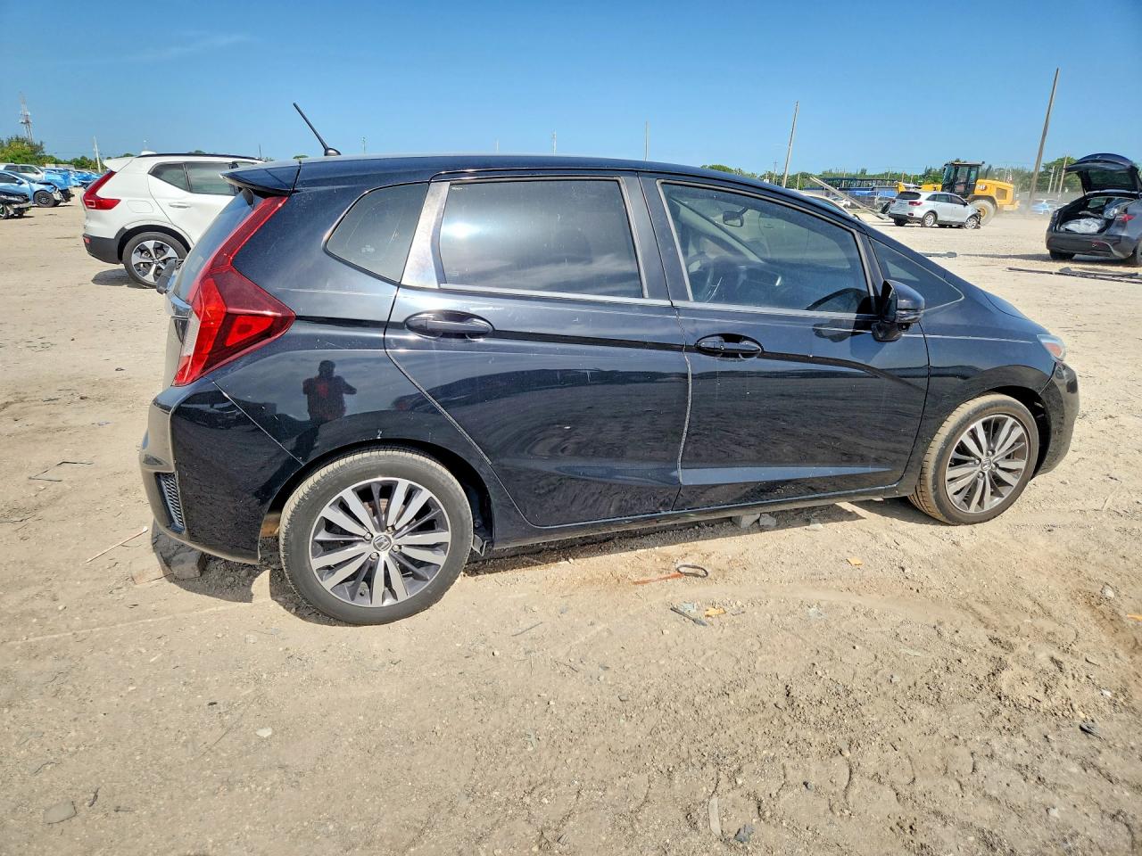 2015 Honda Fit Ex Black vin: 3HGGK5H87FM757954