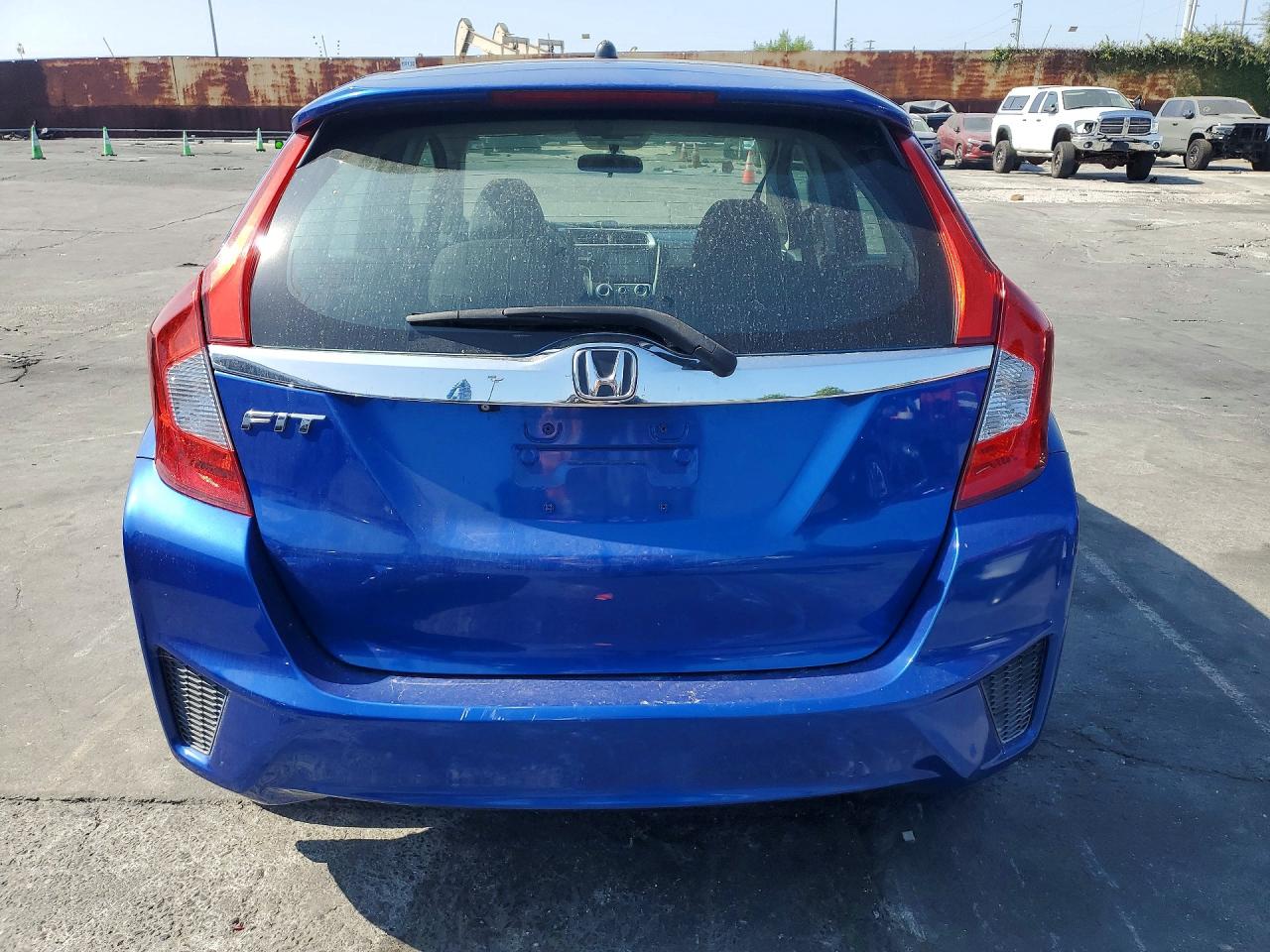 2015 Honda Fit Ex Blue vin: 3HGGK5H87FM761101
