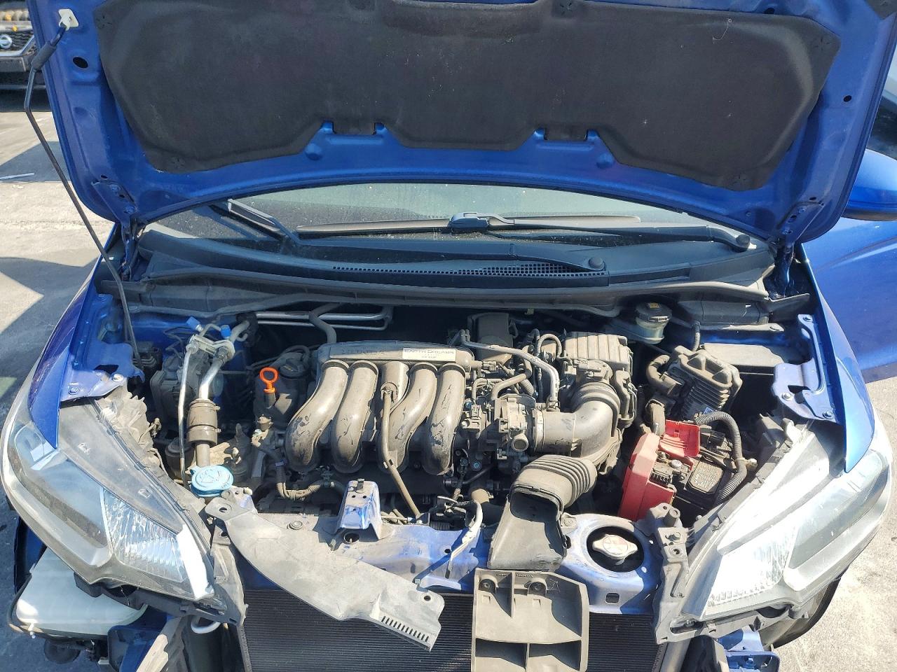 2015 Honda Fit Ex Blue vin: 3HGGK5H87FM761101