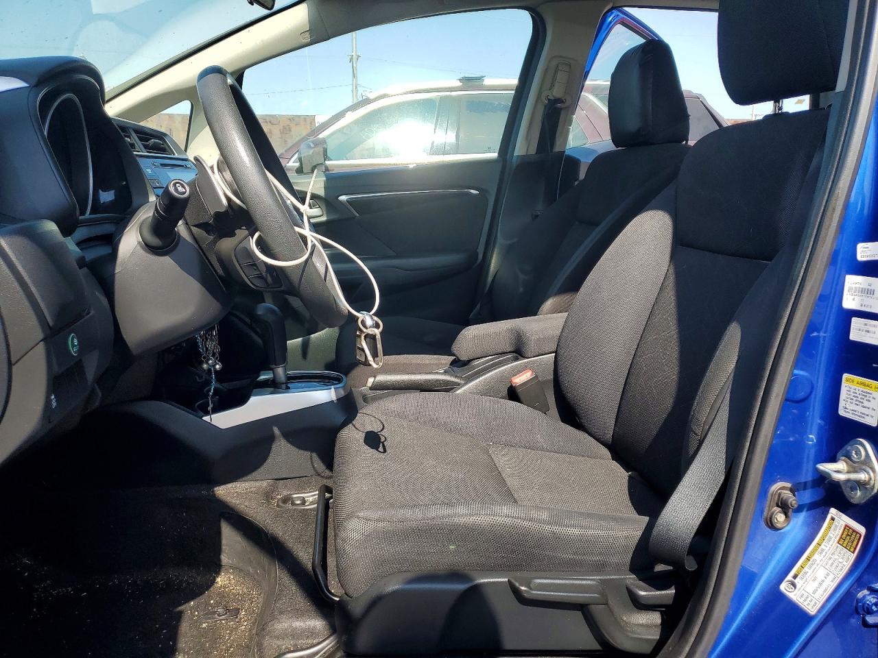 2015 Honda Fit Ex Blue vin: 3HGGK5H87FM761101