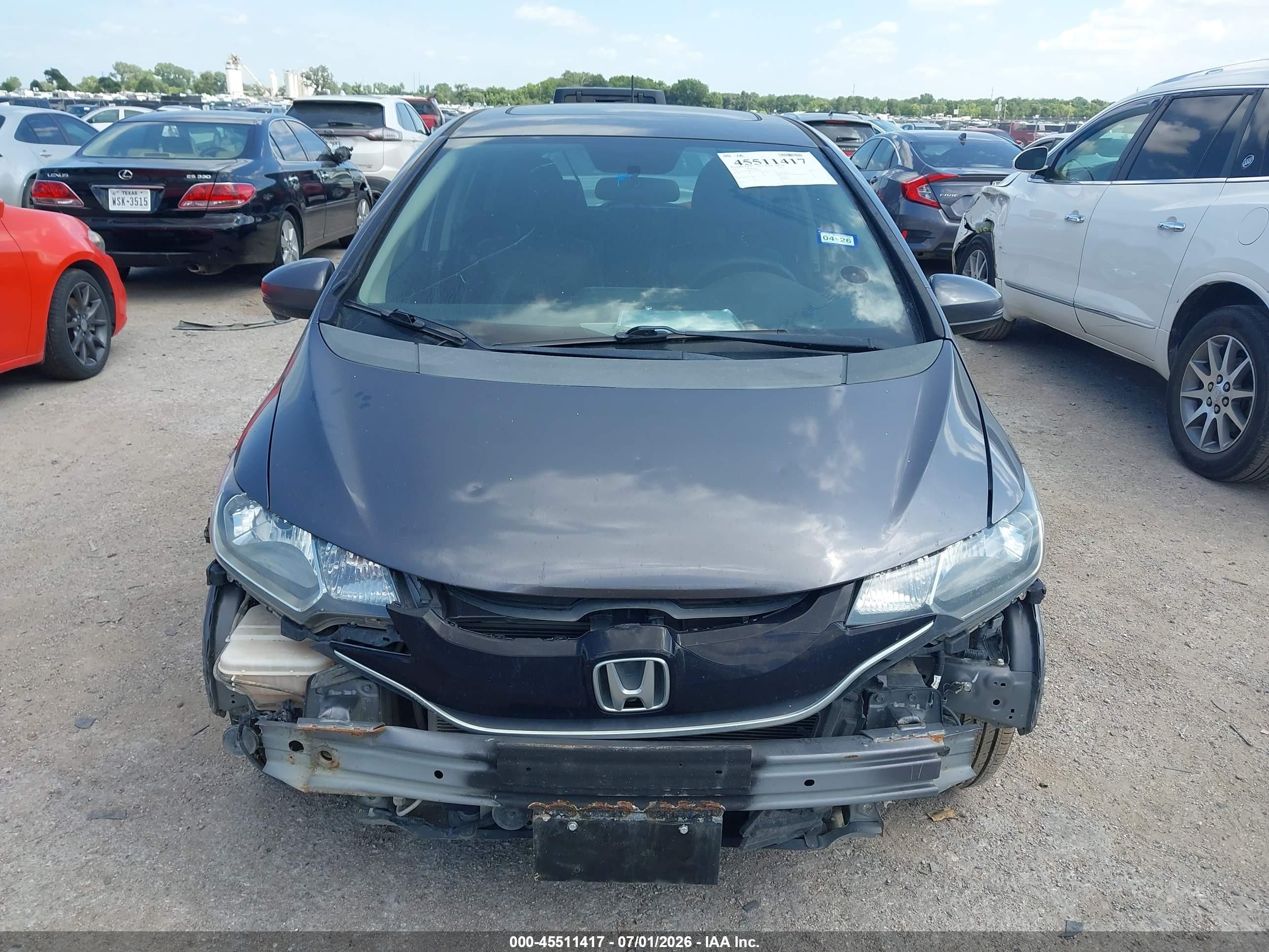 2015 Honda Fit Ex/ex-l Gray vin: 3HGGK5H87FM764290