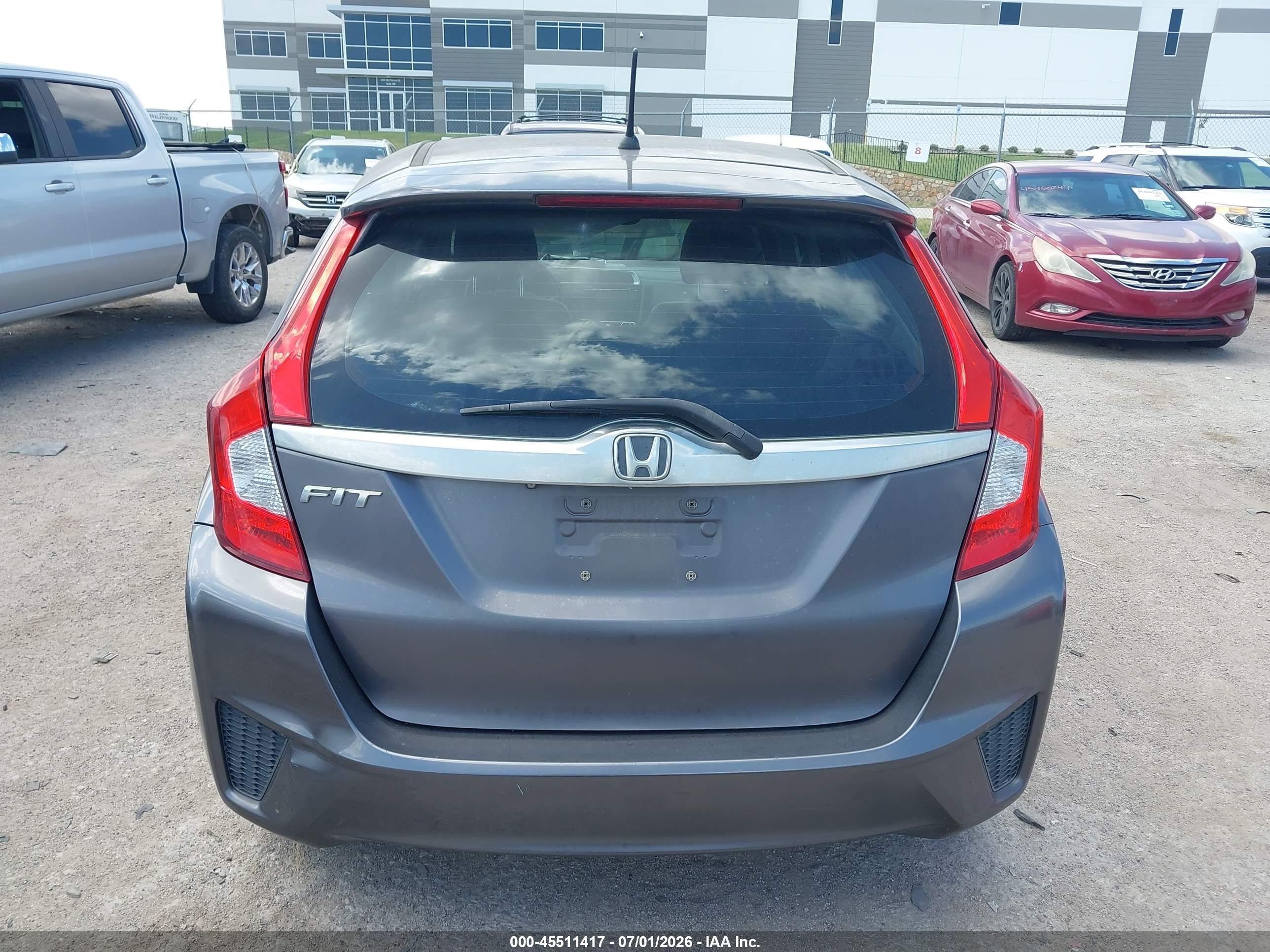 2015 Honda Fit Ex/ex-l Gray vin: 3HGGK5H87FM764290