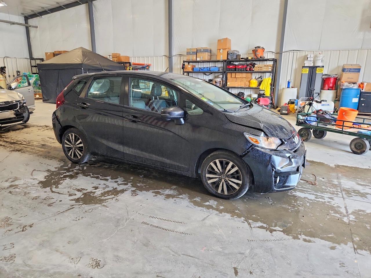 2015 Honda Fit Ex Black vin: 3HGGK5H87FM764788