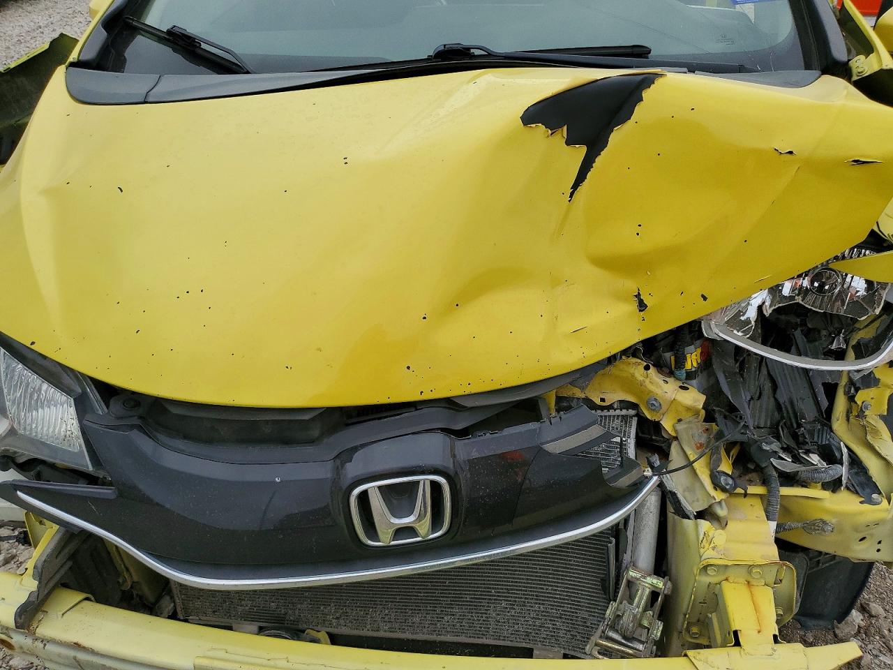 2015 Honda Fit Ex Yellow vin: 3HGGK5H87FM765147