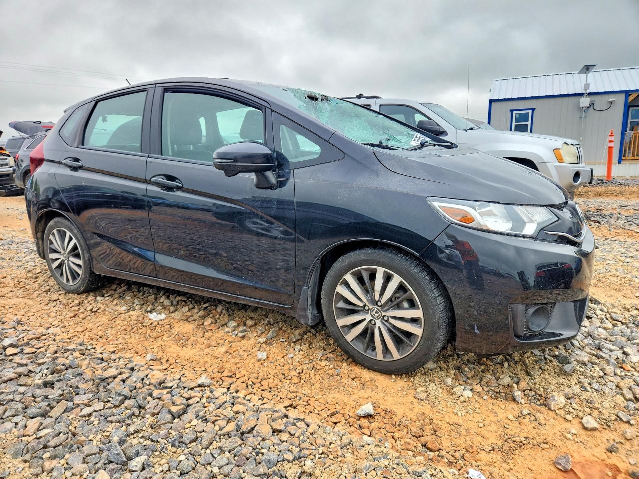 2015 Honda Fit Ex Black vin: 3HGGK5H87FM776665