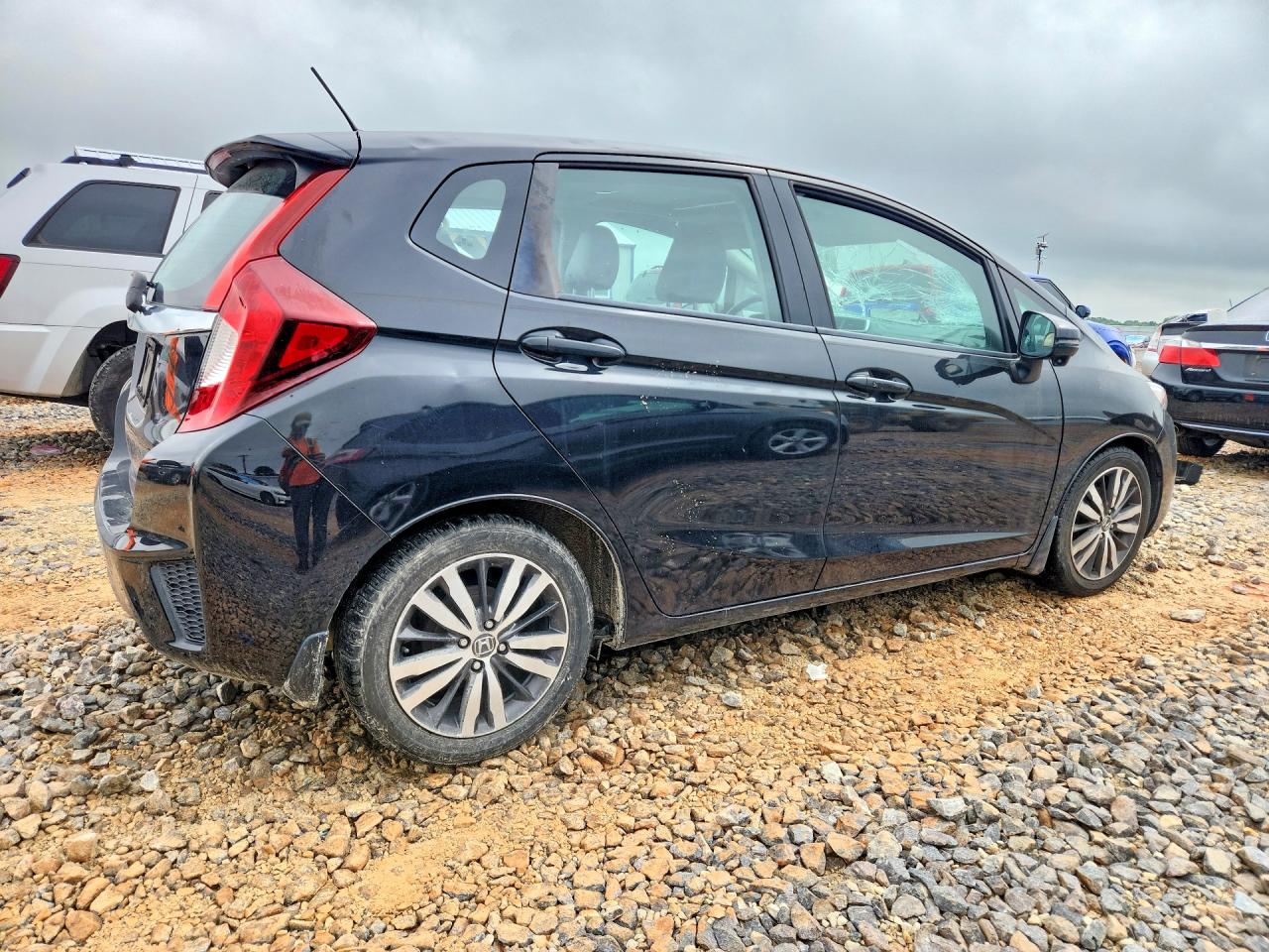 2015 Honda Fit Ex Black vin: 3HGGK5H87FM776665