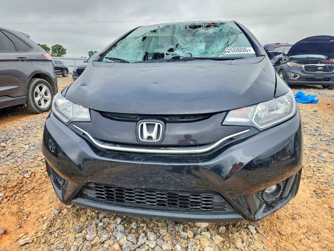 2015 Honda Fit Ex Black vin: 3HGGK5H87FM776665