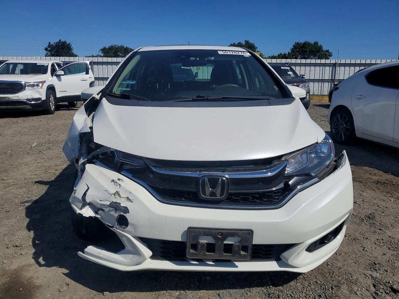 2018 Honda Fit Ex White vin: 3HGGK5H87JM707614