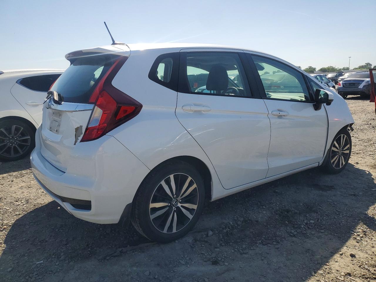 2018 Honda Fit Ex White vin: 3HGGK5H87JM707614