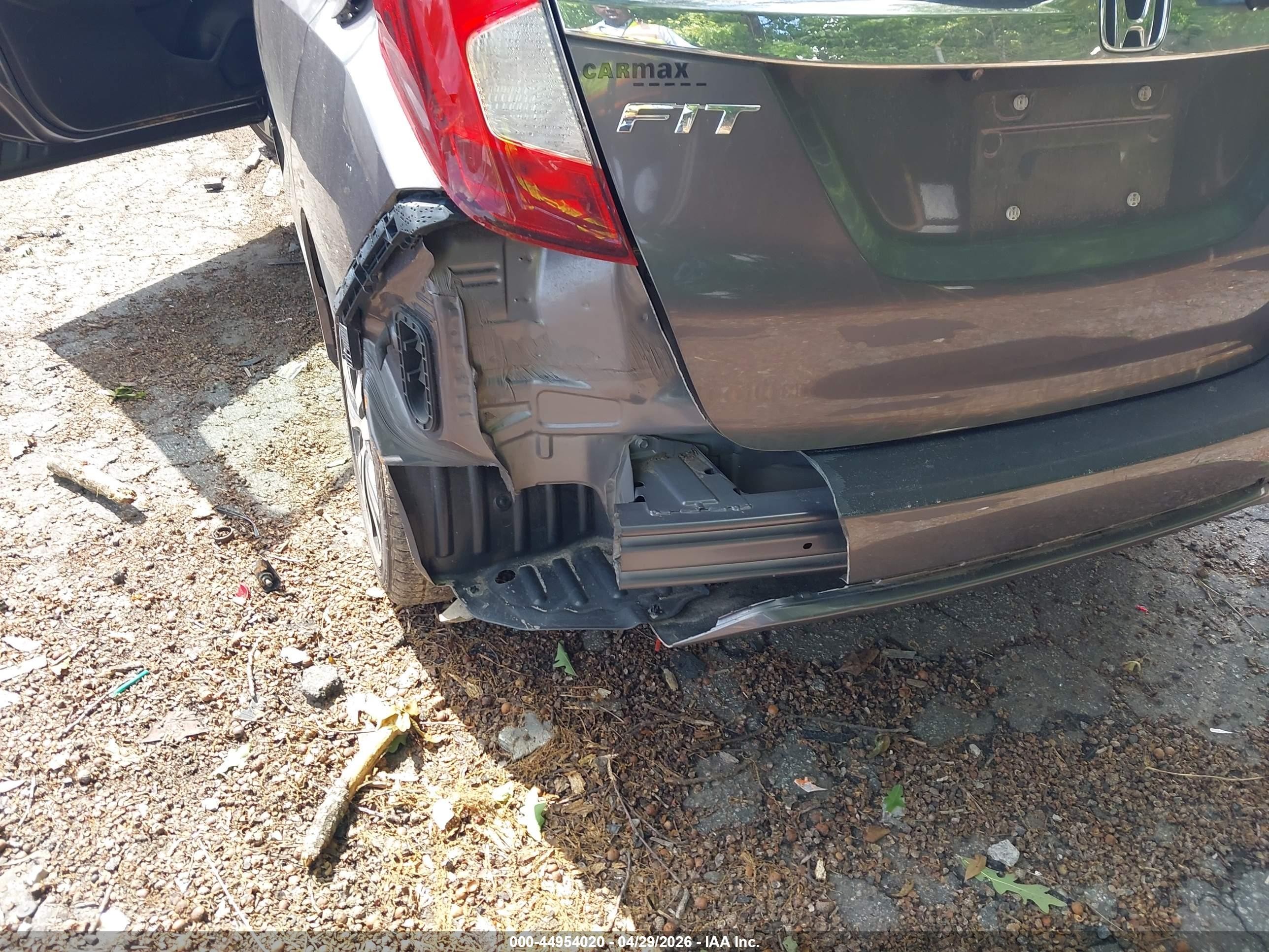 2019 Honda Fit Ex Серый vin: 3HGGK5H87KM719229