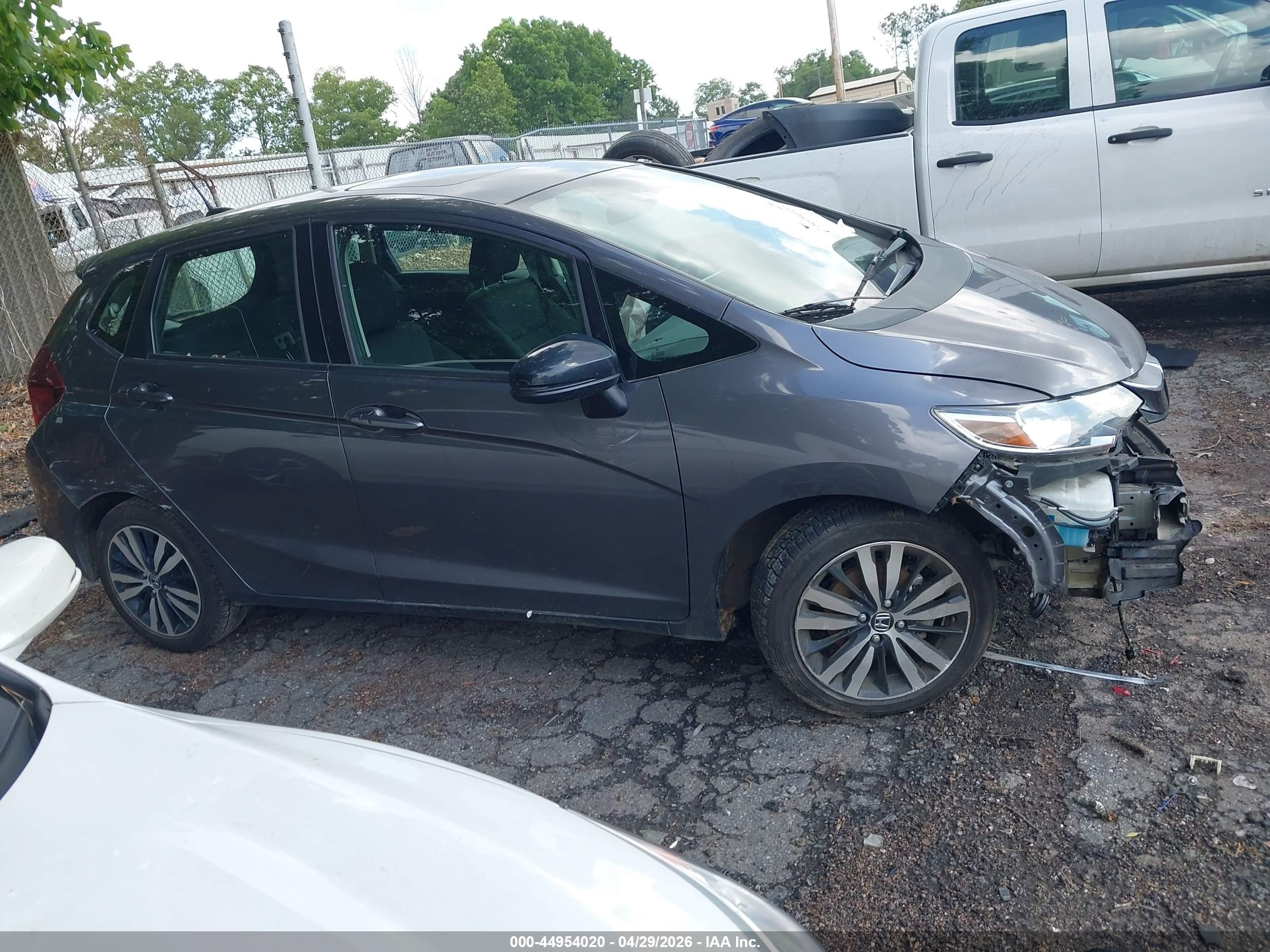 2019 Honda Fit Ex Серый vin: 3HGGK5H87KM719229