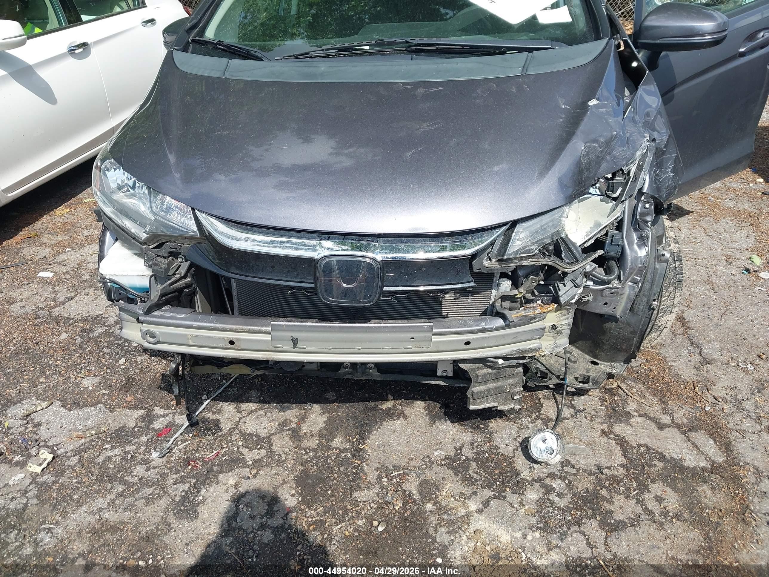 2019 Honda Fit Ex Серый vin: 3HGGK5H87KM719229