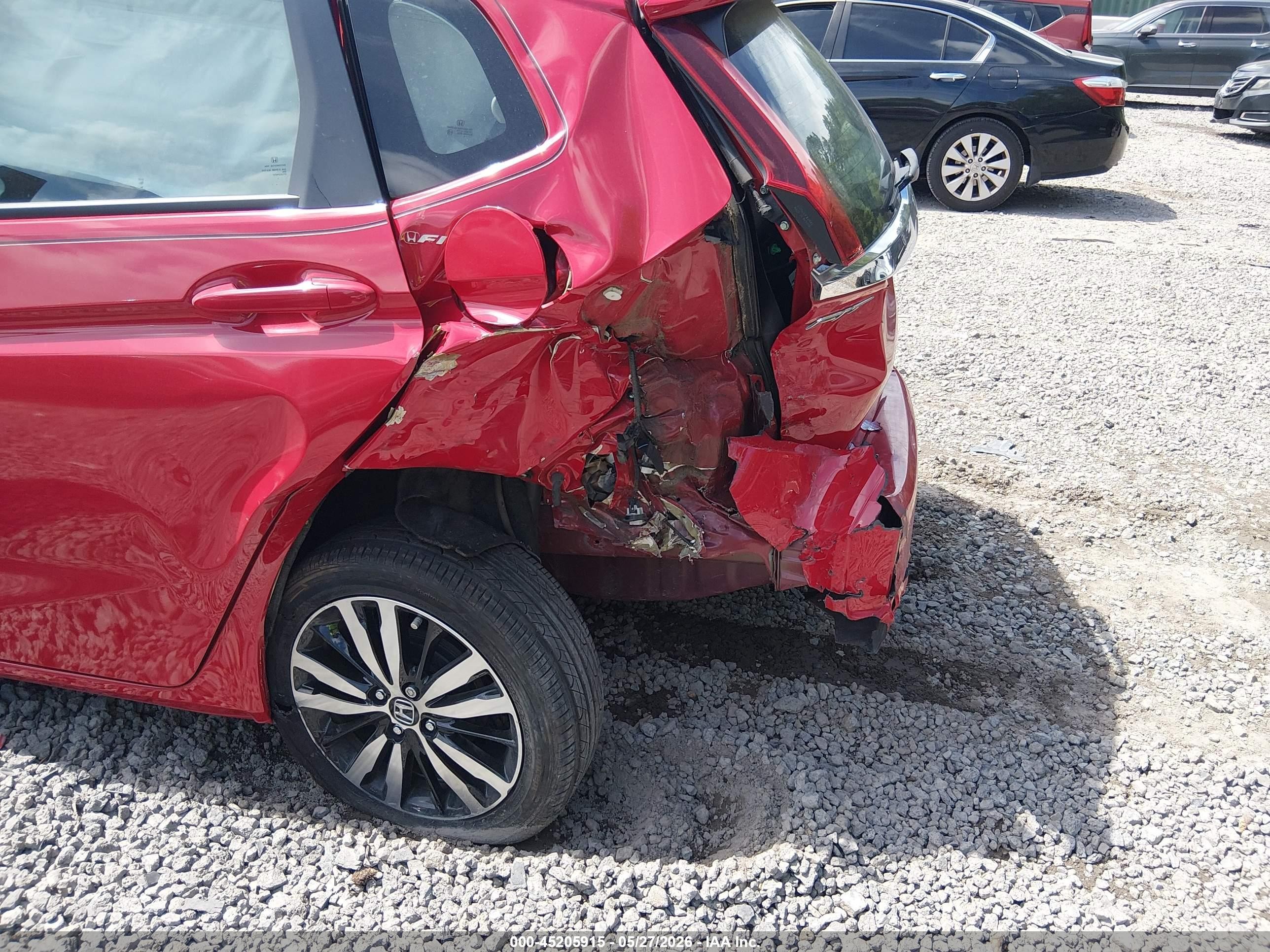 2020 Honda Fit Ex Red vin: 3HGGK5H87LM728725