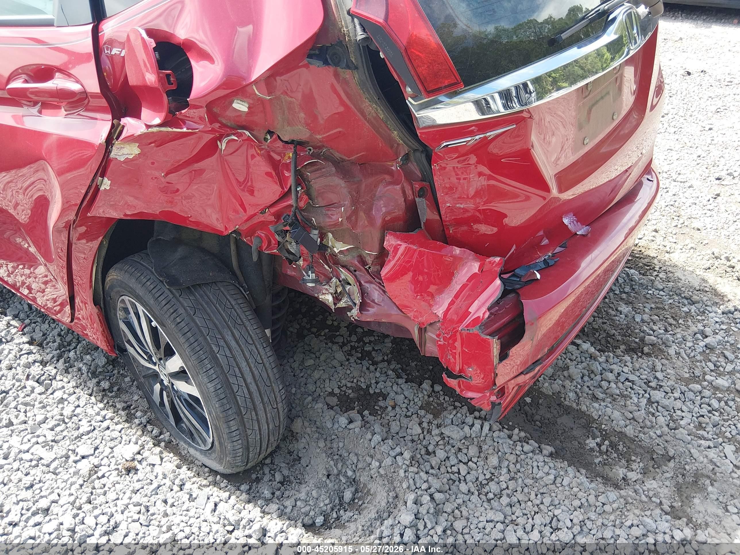 2020 Honda Fit Ex Red vin: 3HGGK5H87LM728725