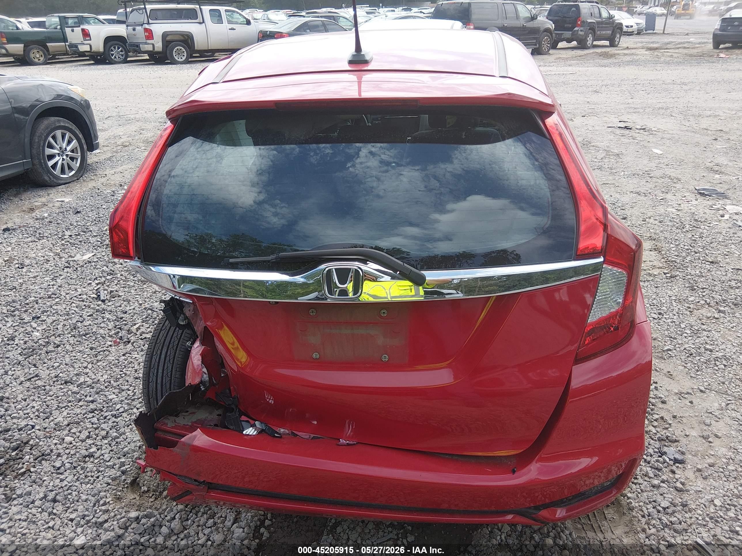2020 Honda Fit Ex Red vin: 3HGGK5H87LM728725