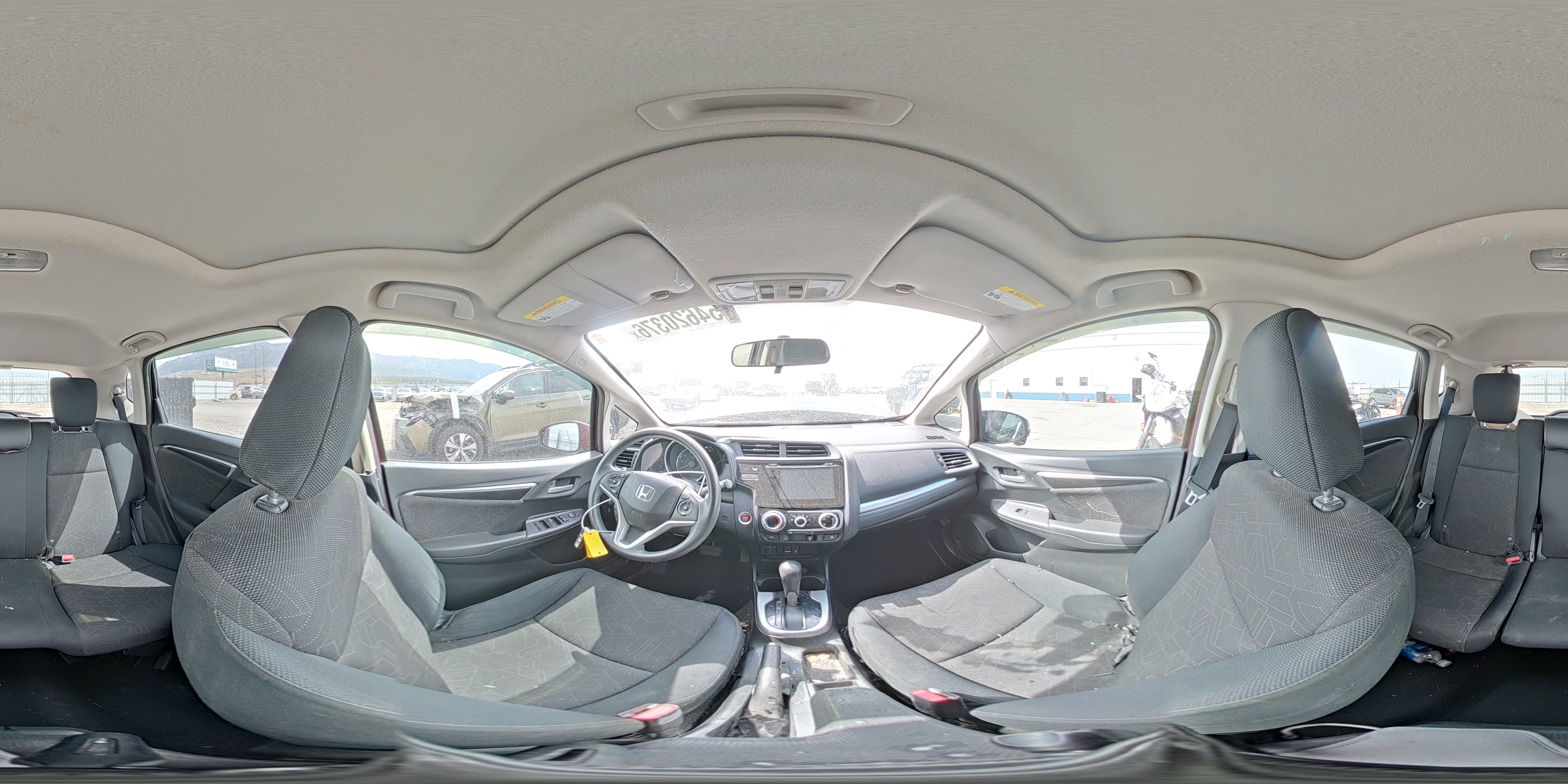 2015 Honda Fit Ex Red vin: 3HGGK5H88FM702218
