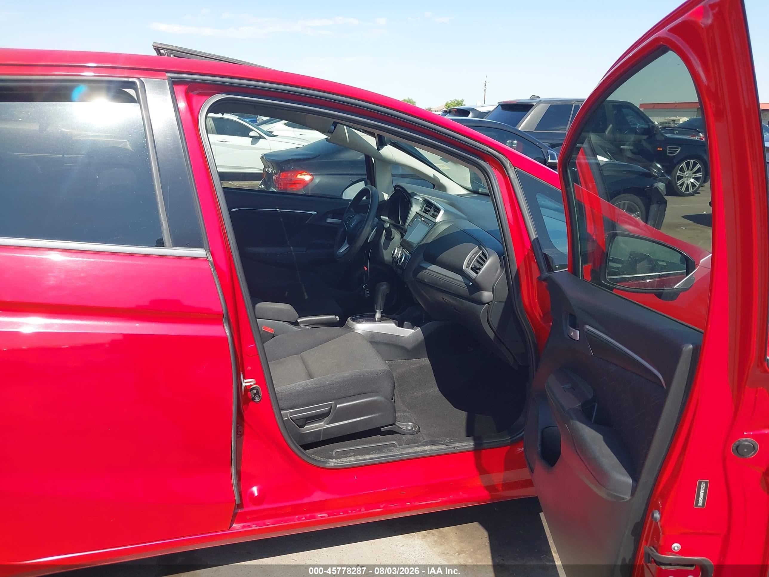 2015 Honda Fit Ex/ex-l Red vin: 3HGGK5H88FM702221