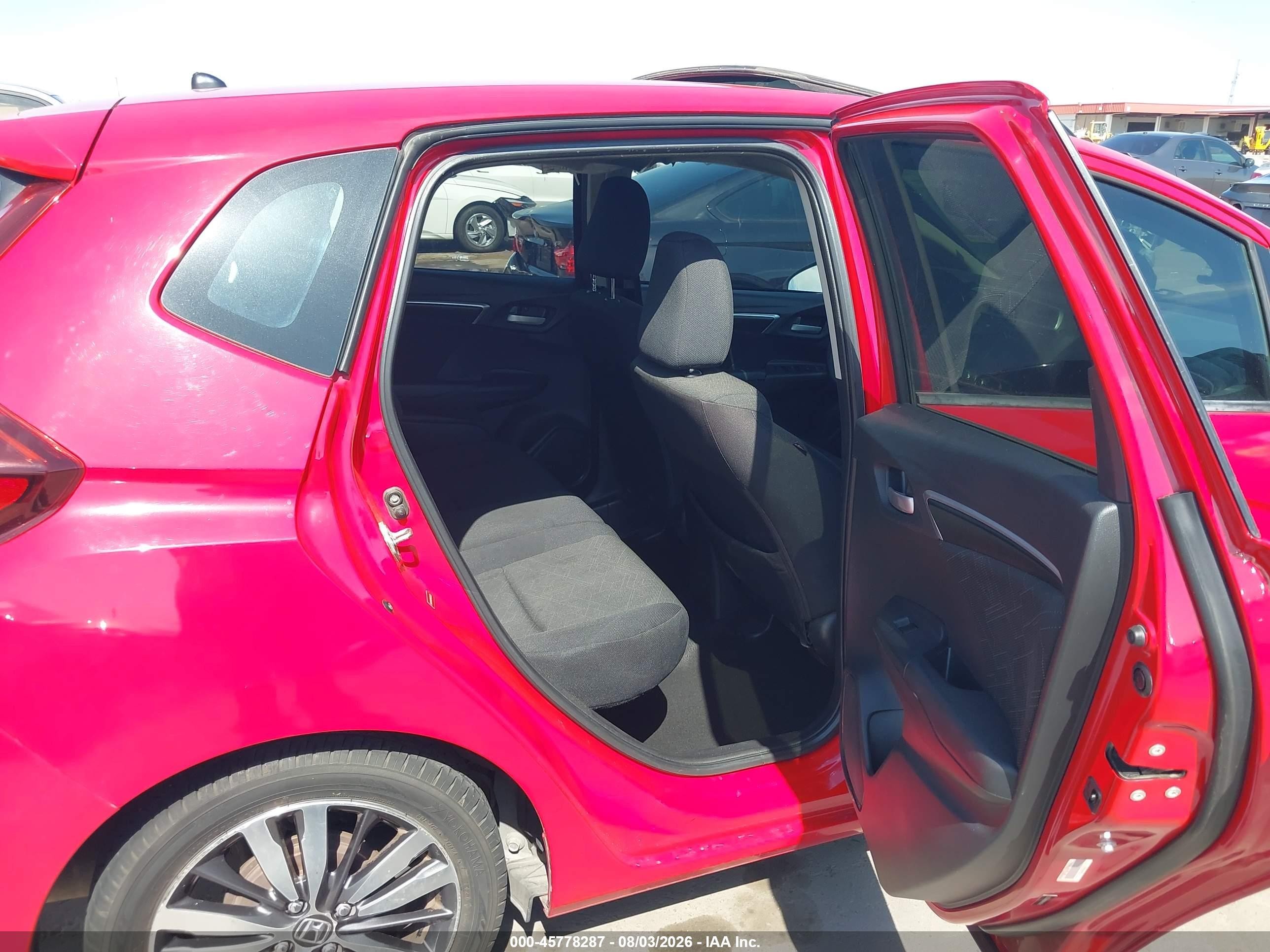2015 Honda Fit Ex/ex-l Red vin: 3HGGK5H88FM702221