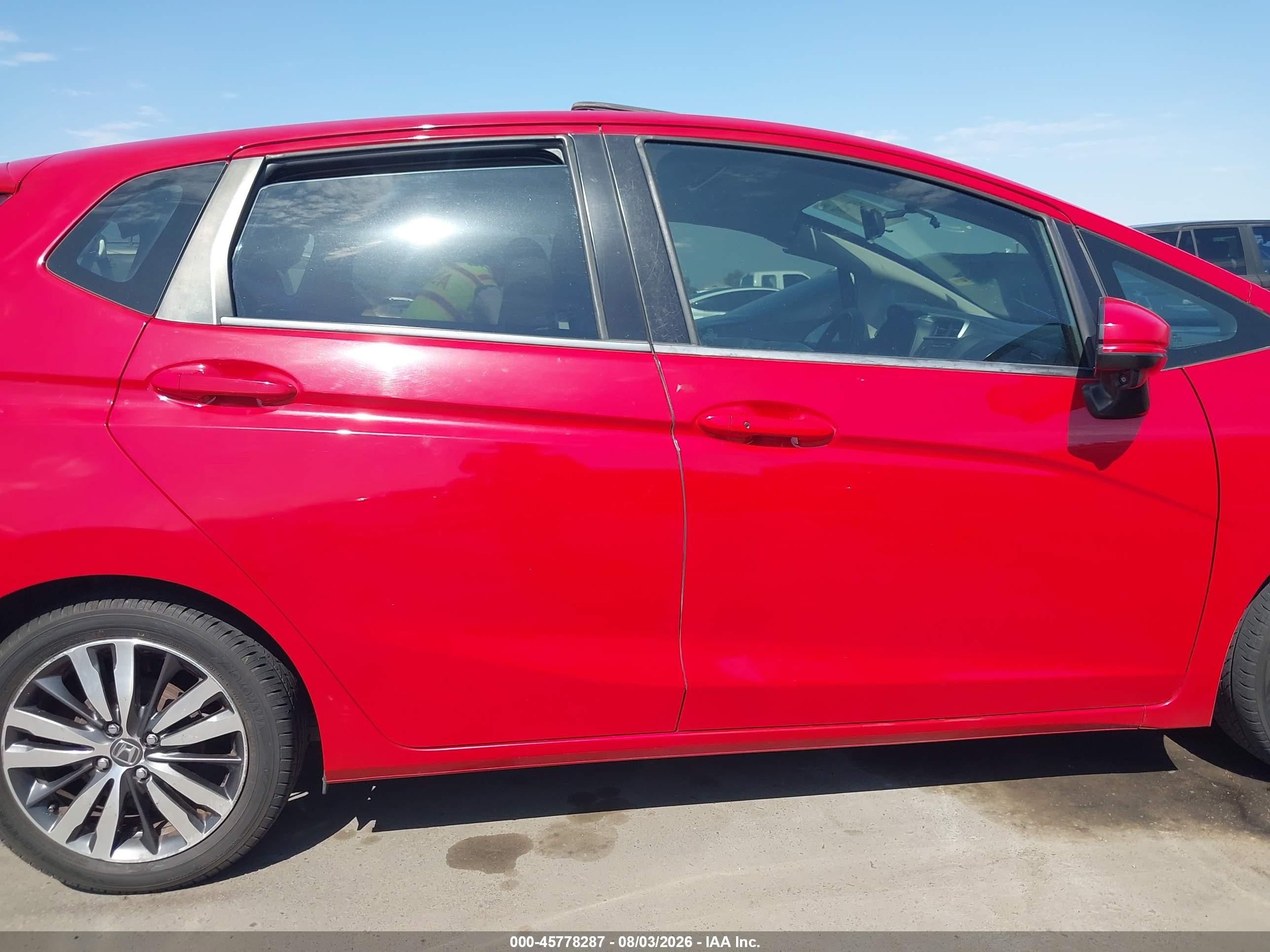 2015 Honda Fit Ex/ex-l Red vin: 3HGGK5H88FM702221