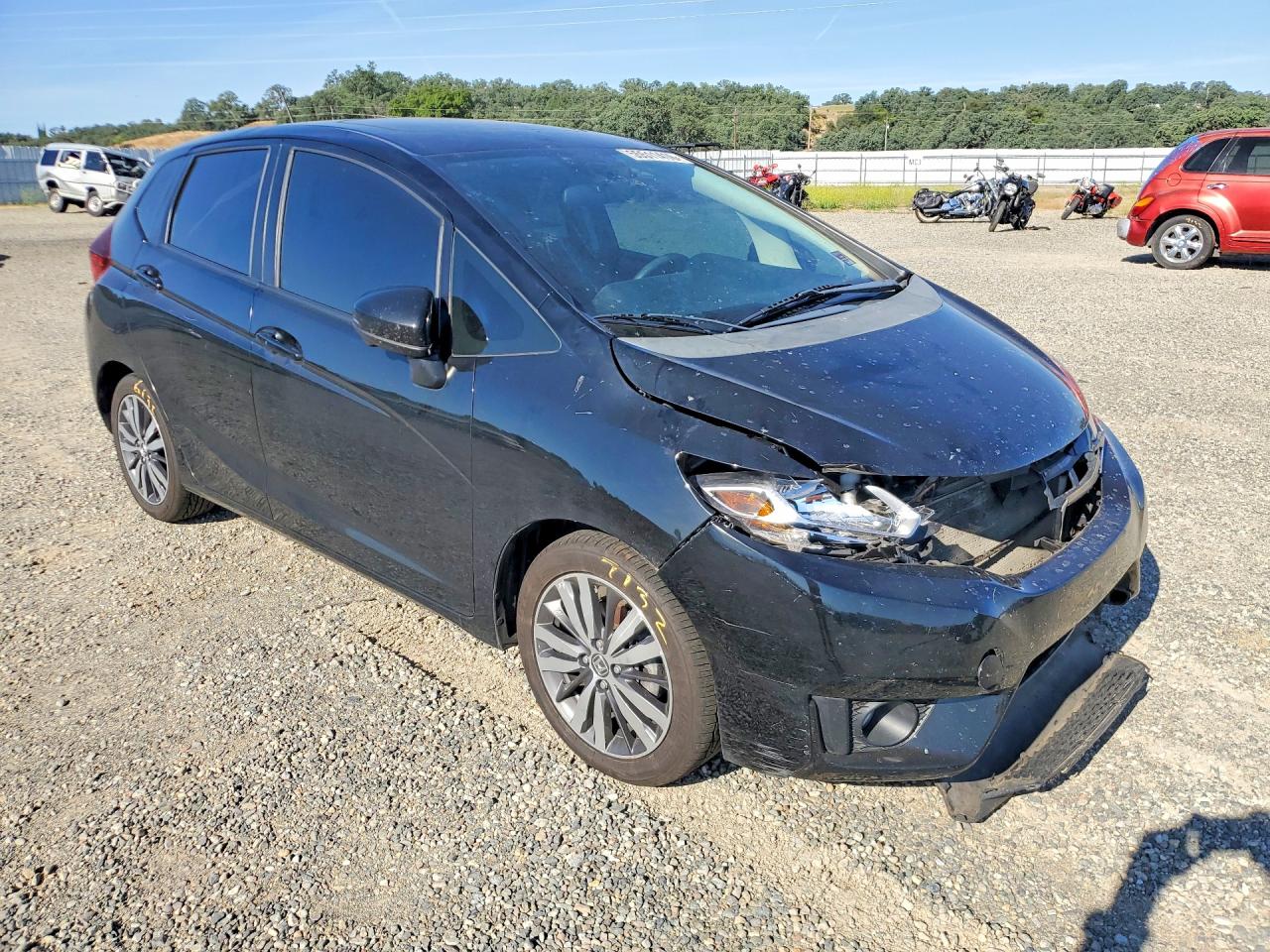2015 Honda Fit Ex Black vin: 3HGGK5H88FM703756