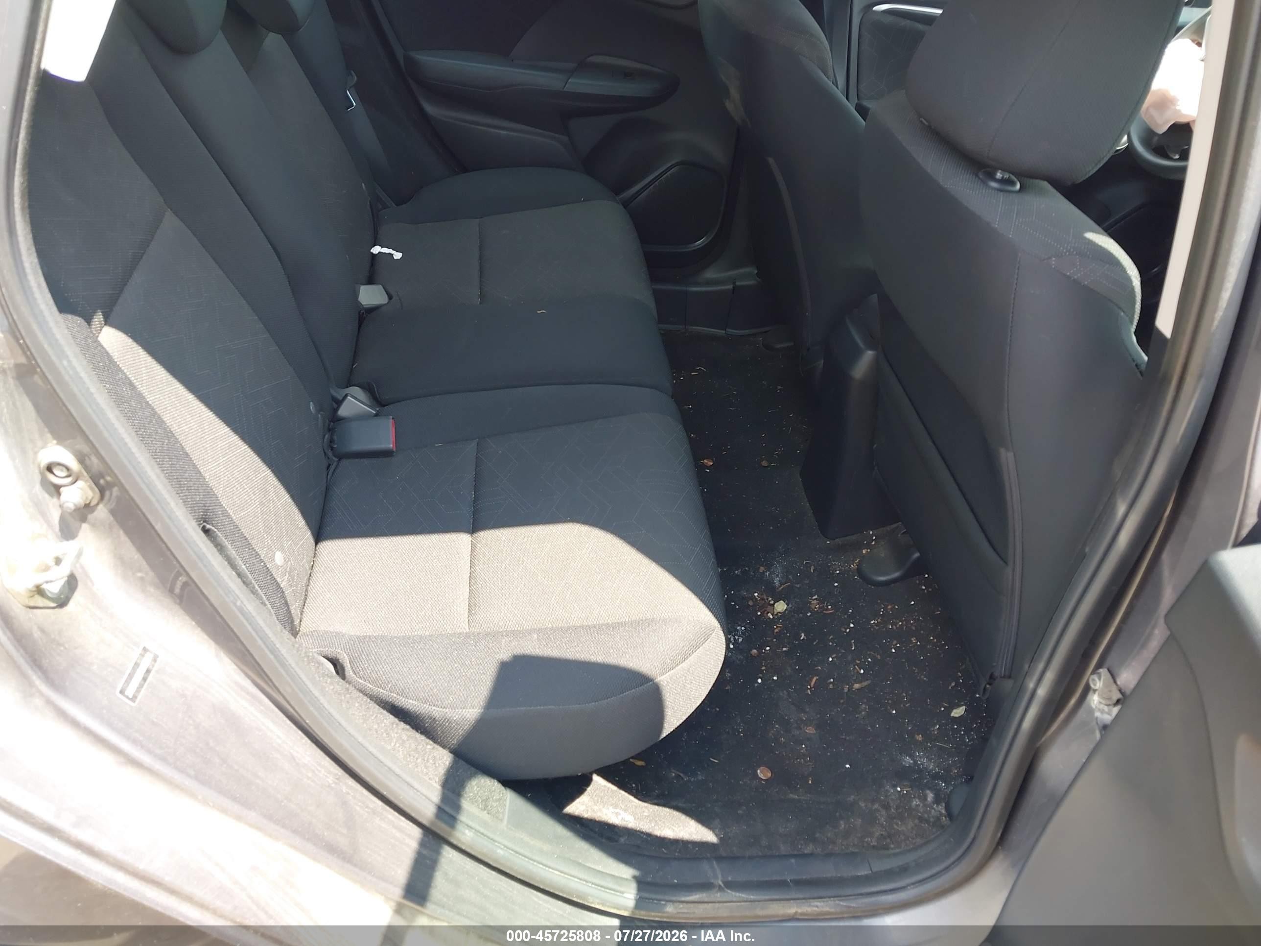 2015 Honda Fit Ex/ex-l Gray vin: 3HGGK5H88FM706611