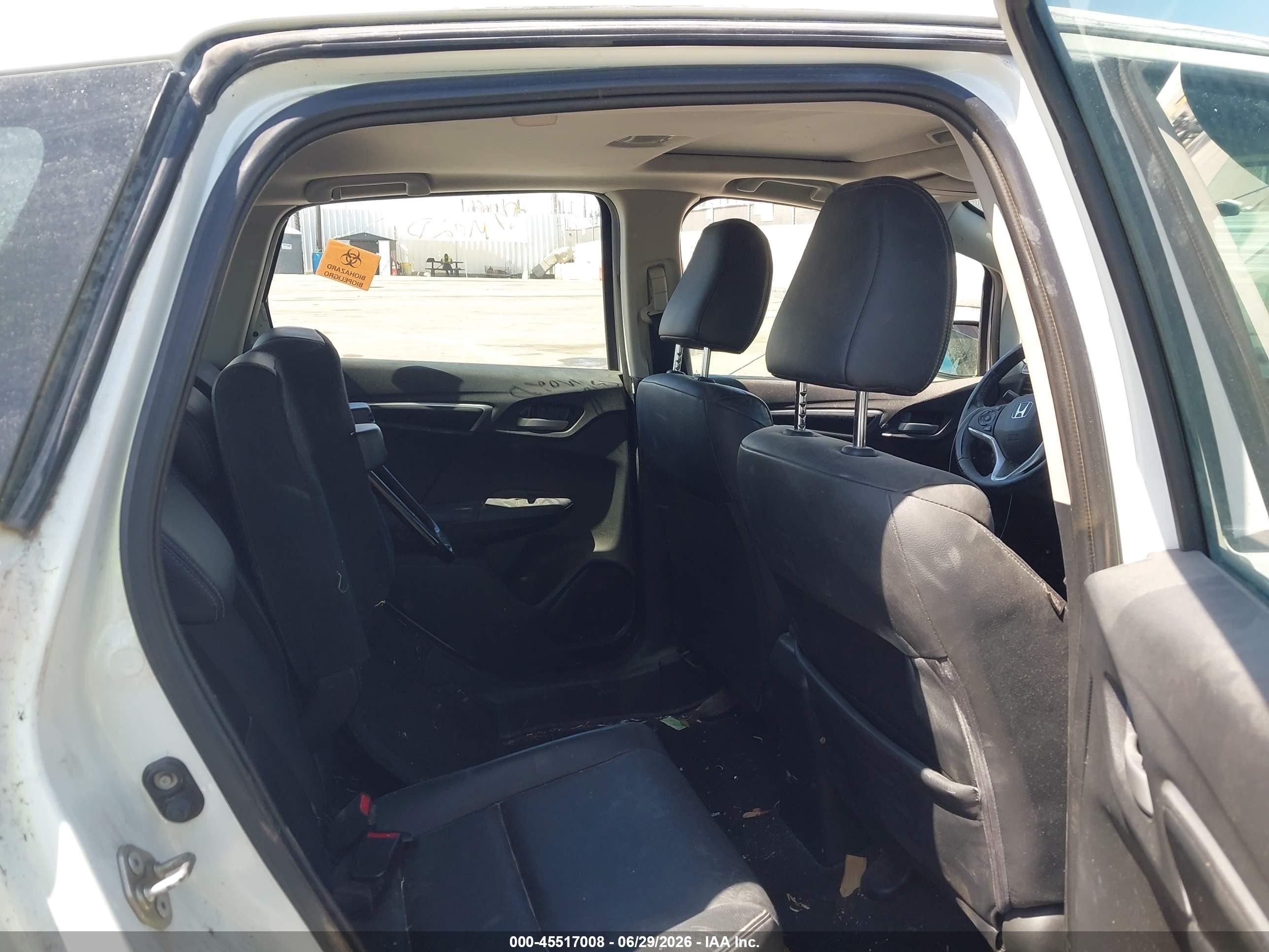 2015 Honda Fit Ex/ex-l White vin: 3HGGK5H88FM720184