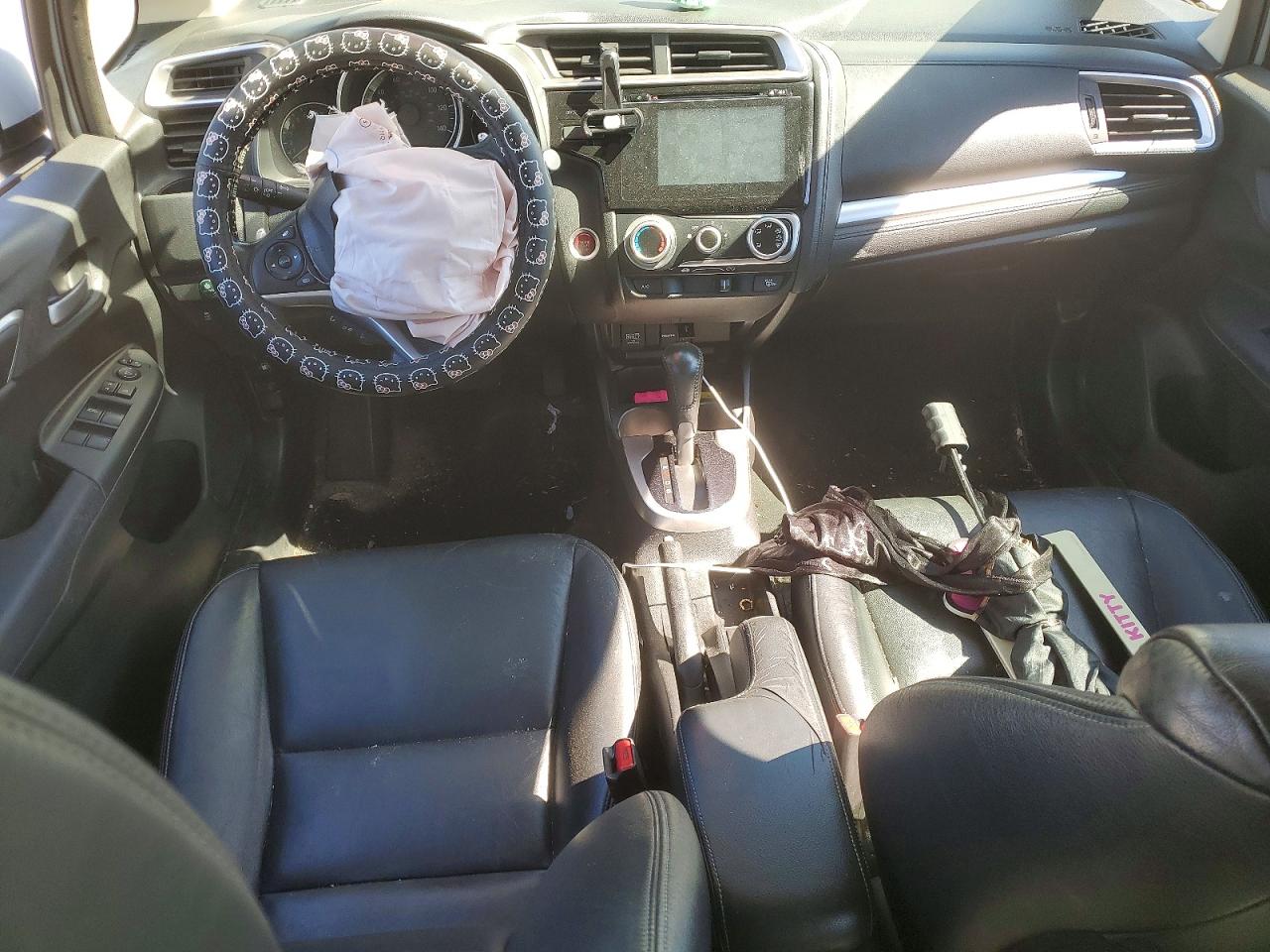 2015 Honda Fit Ex White vin: 3HGGK5H88FM720203