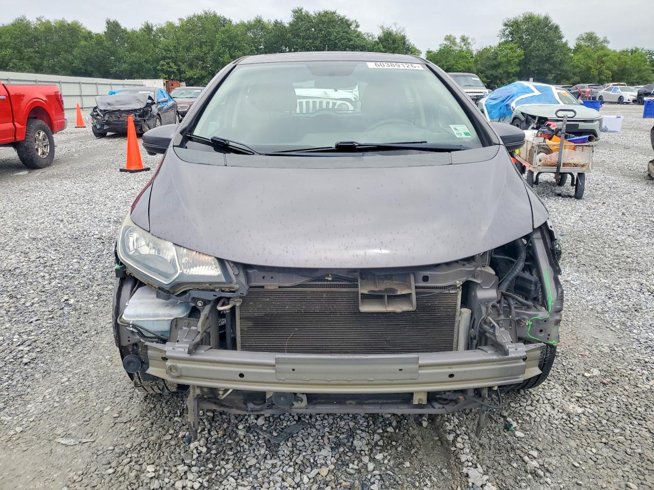 2015 Honda Fit Ex Серый vin: 3HGGK5H88FM754948