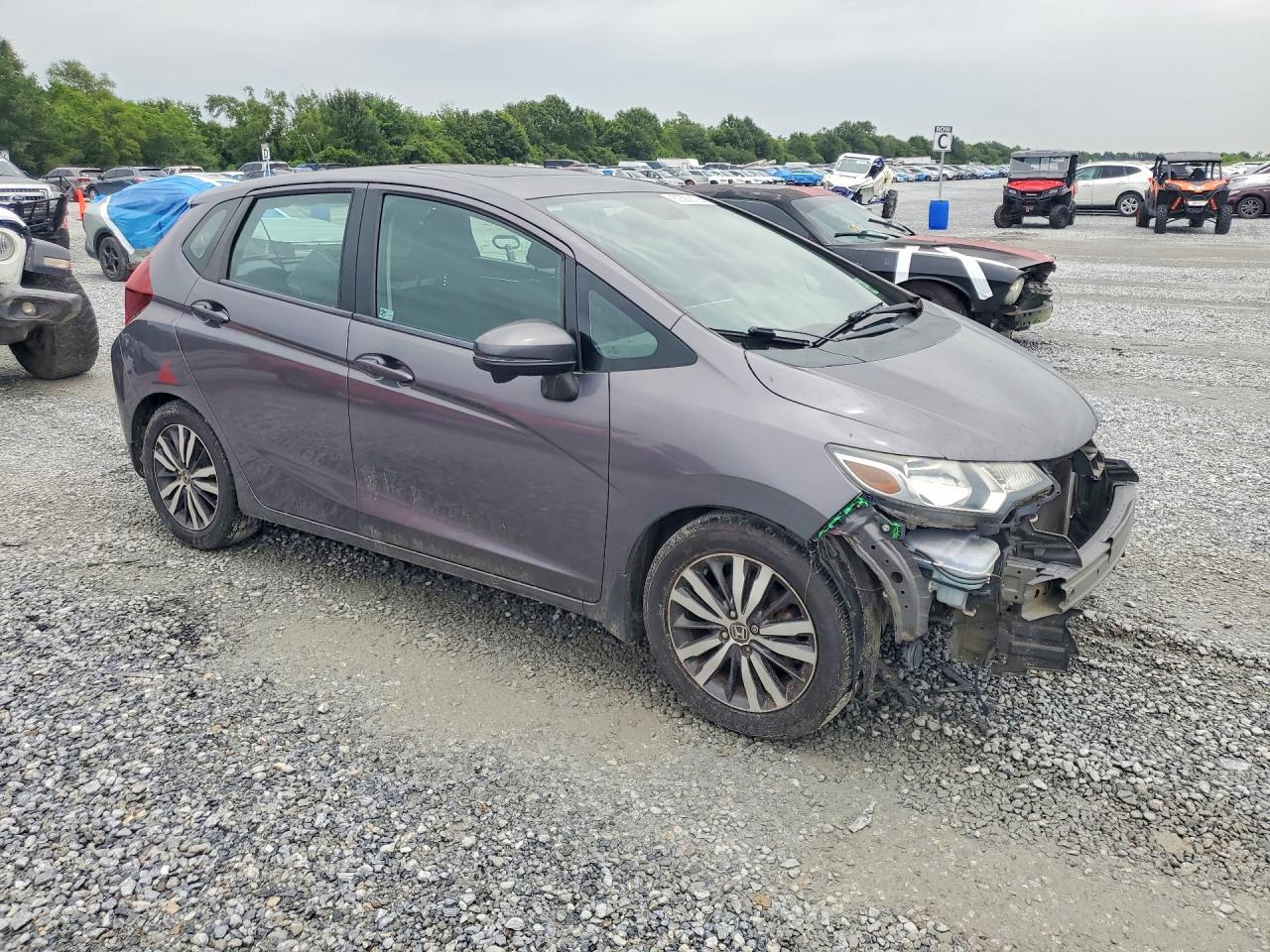 2015 Honda Fit Ex Серый vin: 3HGGK5H88FM754948