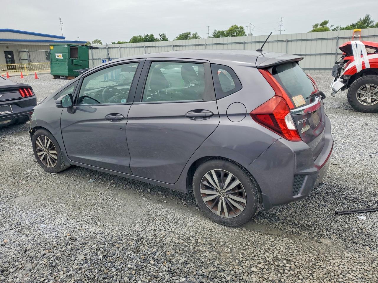 2015 Honda Fit Ex Серый vin: 3HGGK5H88FM754948