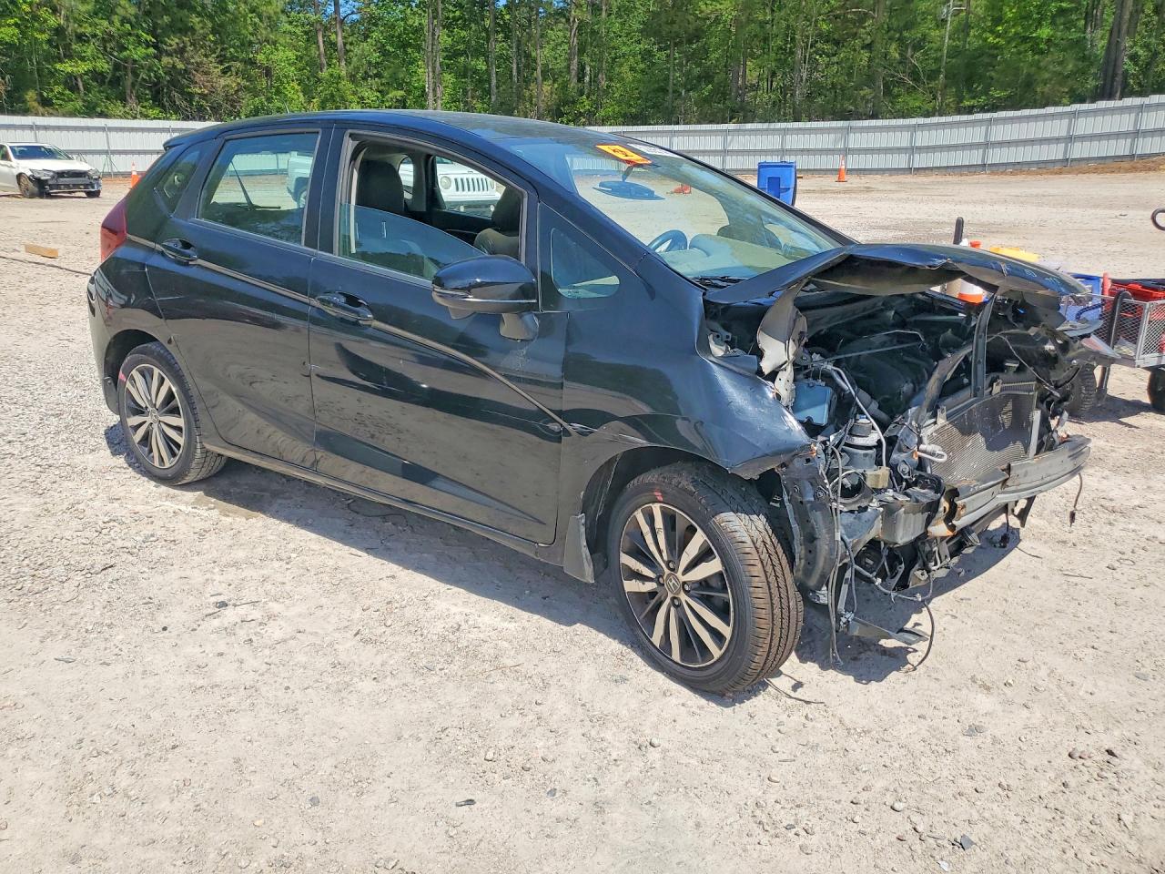 2015 Honda Fit Ex Черный vin: 3HGGK5H88FM770406