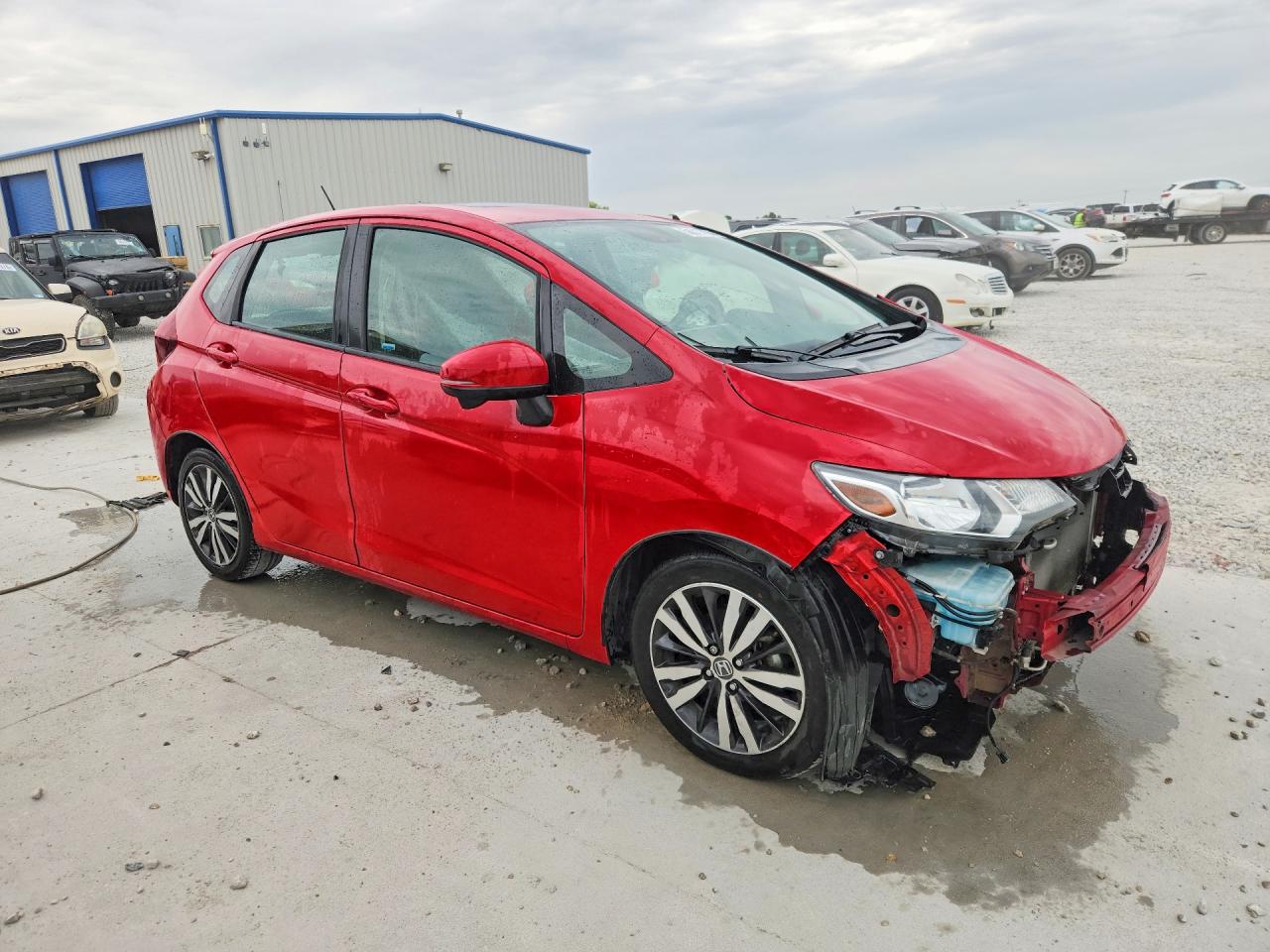 2015 Honda Fit Ex Красный vin: 3HGGK5H88FM774584
