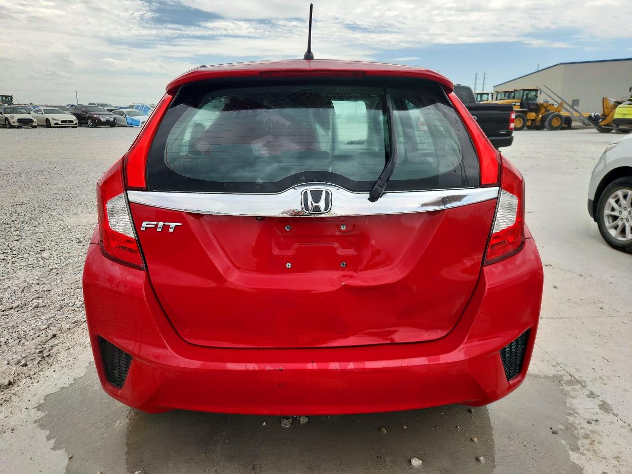 2015 Honda Fit Ex Красный vin: 3HGGK5H88FM774584
