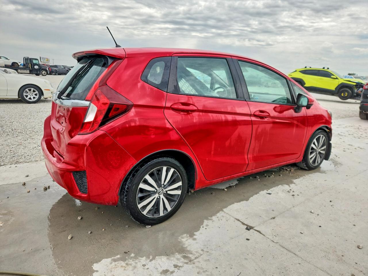 2015 Honda Fit Ex Красный vin: 3HGGK5H88FM774584