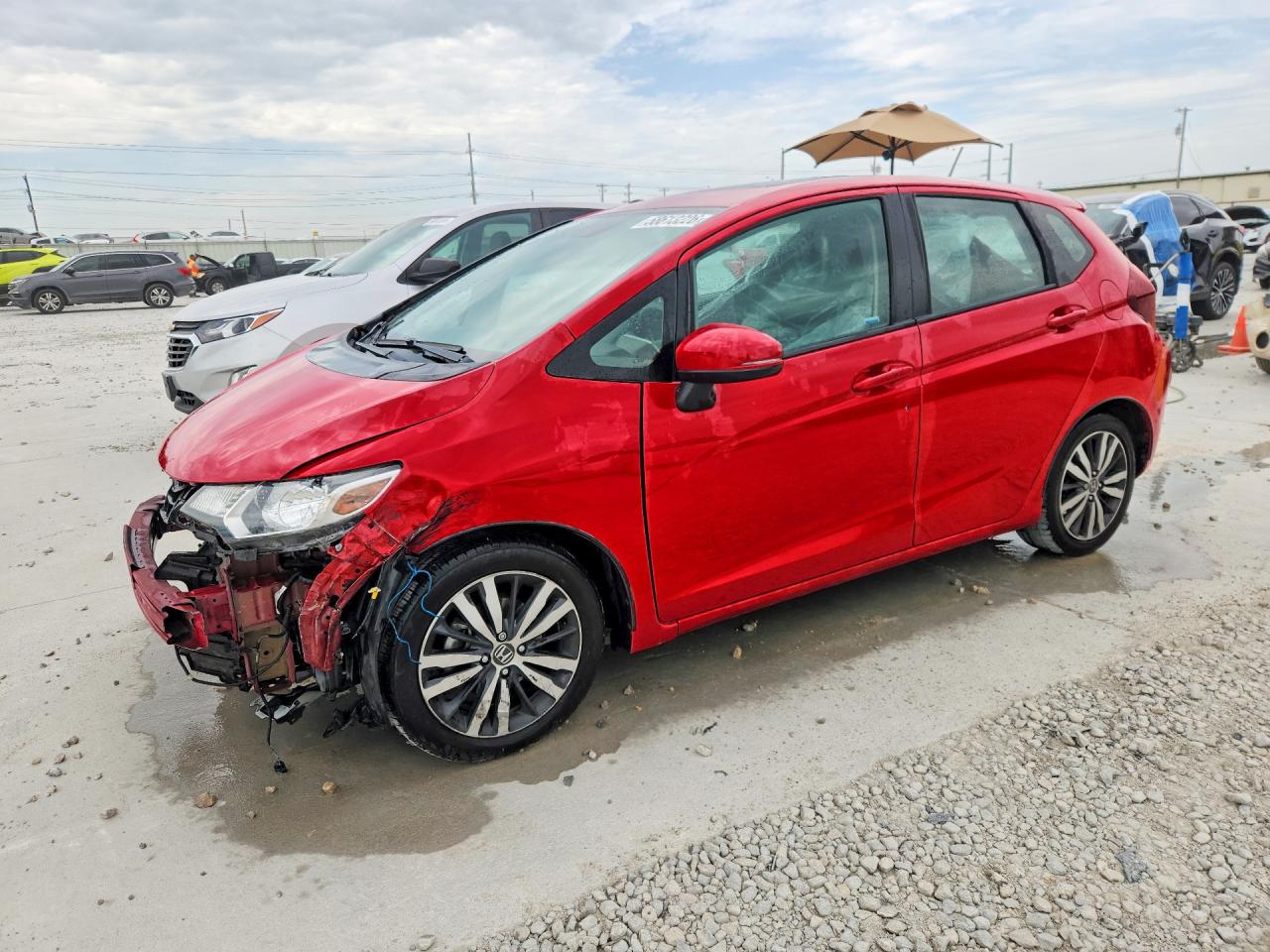 2015 Honda Fit Ex Красный vin: 3HGGK5H88FM774584